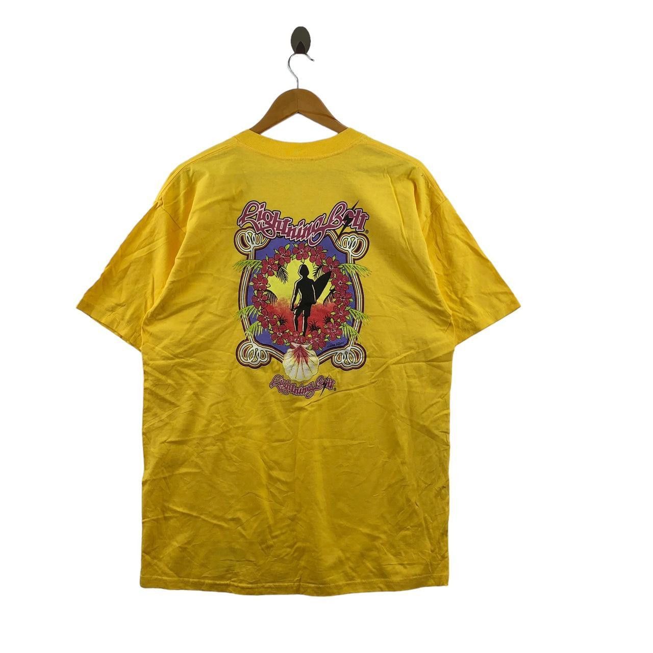 Vintage 90’ LIGHTNING BOLT SURFBOARD Hawaii Tee Shirt