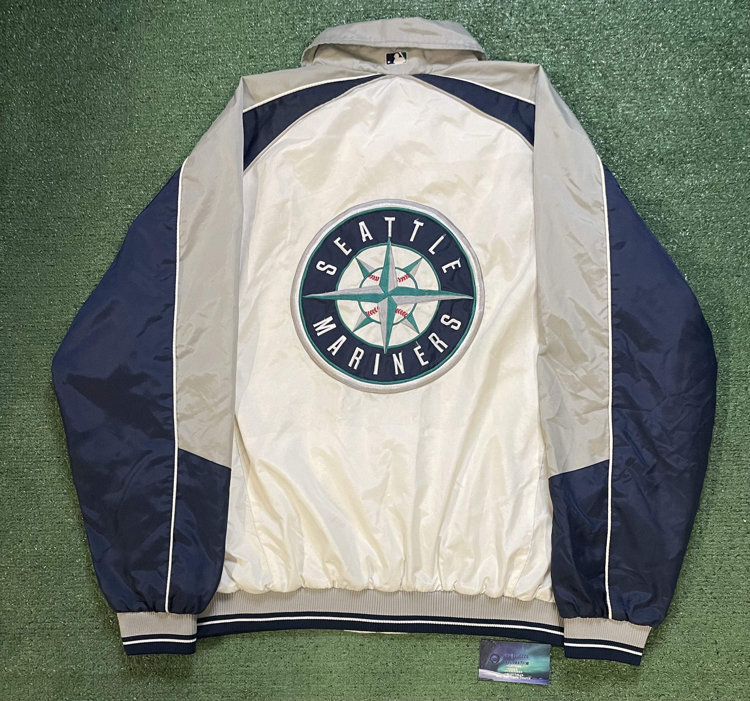 MLB Vintage 1990s Seattle Mariners windbreaker zip up jacket Size US XL / EU 56 / 4 - 2 Thumbnail