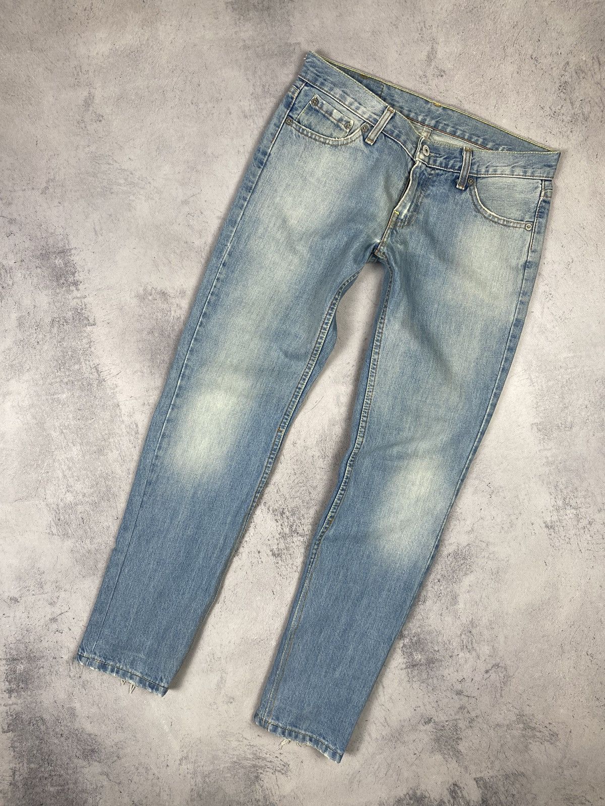 Designer × Levi's × Vintage Vintage 00s Levis 757 Wash Denim Jeans Y2K size 29 x 30 Size US 29 - 6 Thumbnail