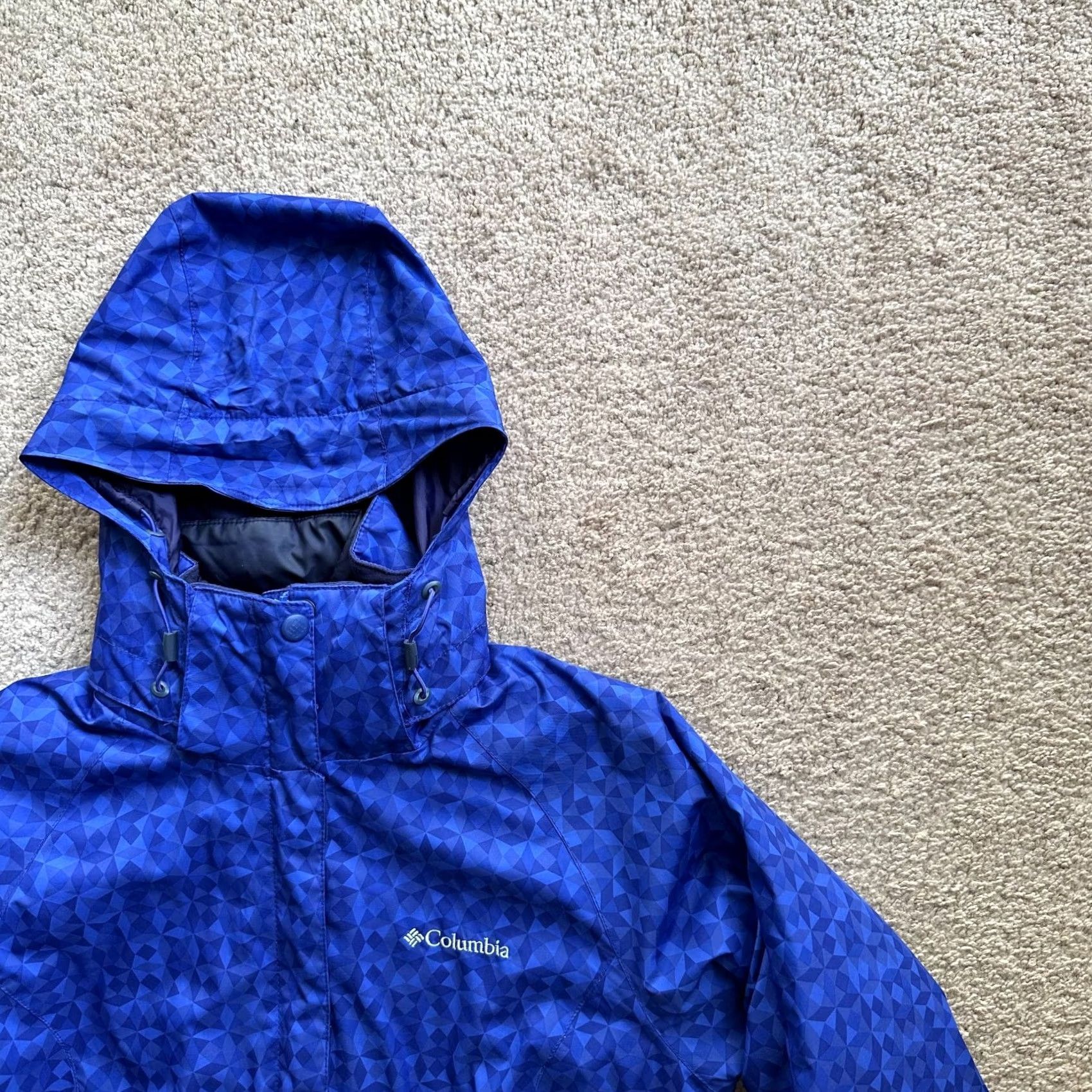 Vintage Columbia Jacket Womens Small Interchange Blue Lined Full Zip Pockets Winter Jacket Size S / US 4 / IT 40 - 6 Thumbnail