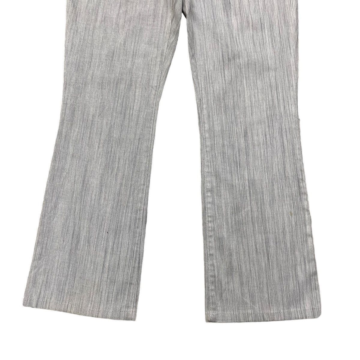 semanticdesign Semantic Design Striped Denim Flare Jeans Size US 33 - 6 Thumbnail