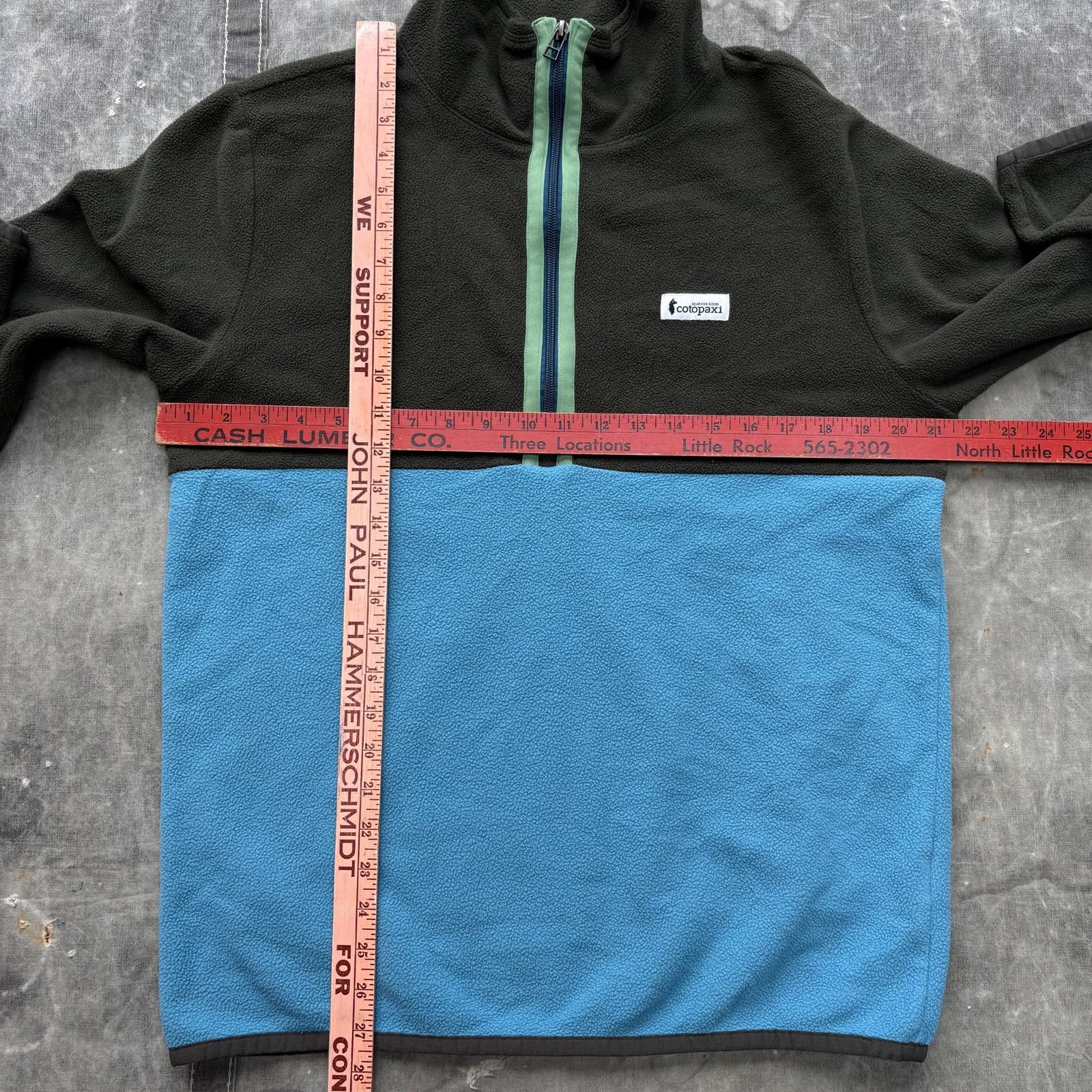 Cotopaxi Cotopaxi Amado Half Zip Olive Green Blue Fleece Jacket Size US M / EU 48-50 / 2 - 4 Thumbnail