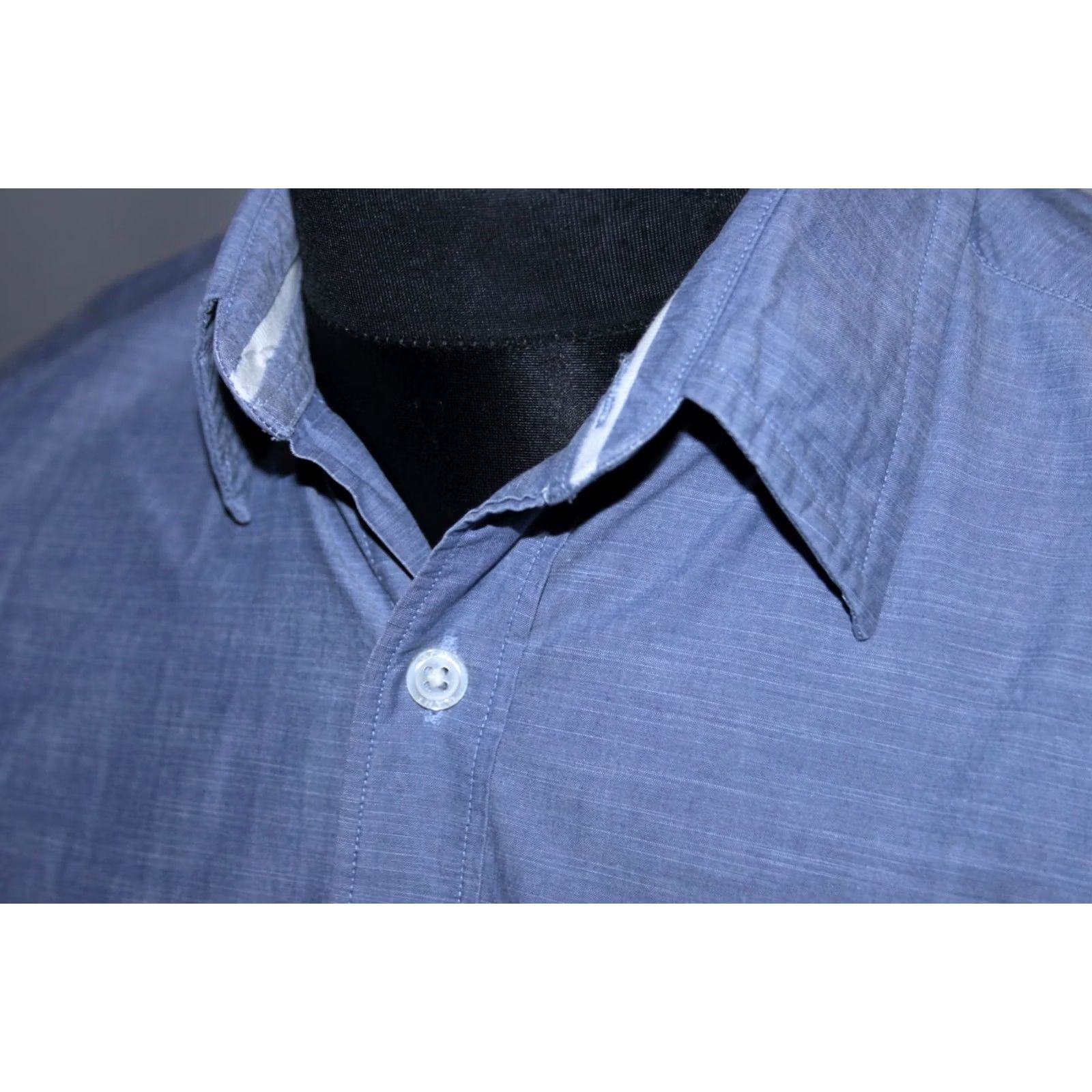 Gant GANT Shirt Mens Blue M E-Z Fit Casual Long Sleeve Collared Cotton Regular Size M Blue Mens Size US M / EU 48-50 / 2 - 2 Thumbnail