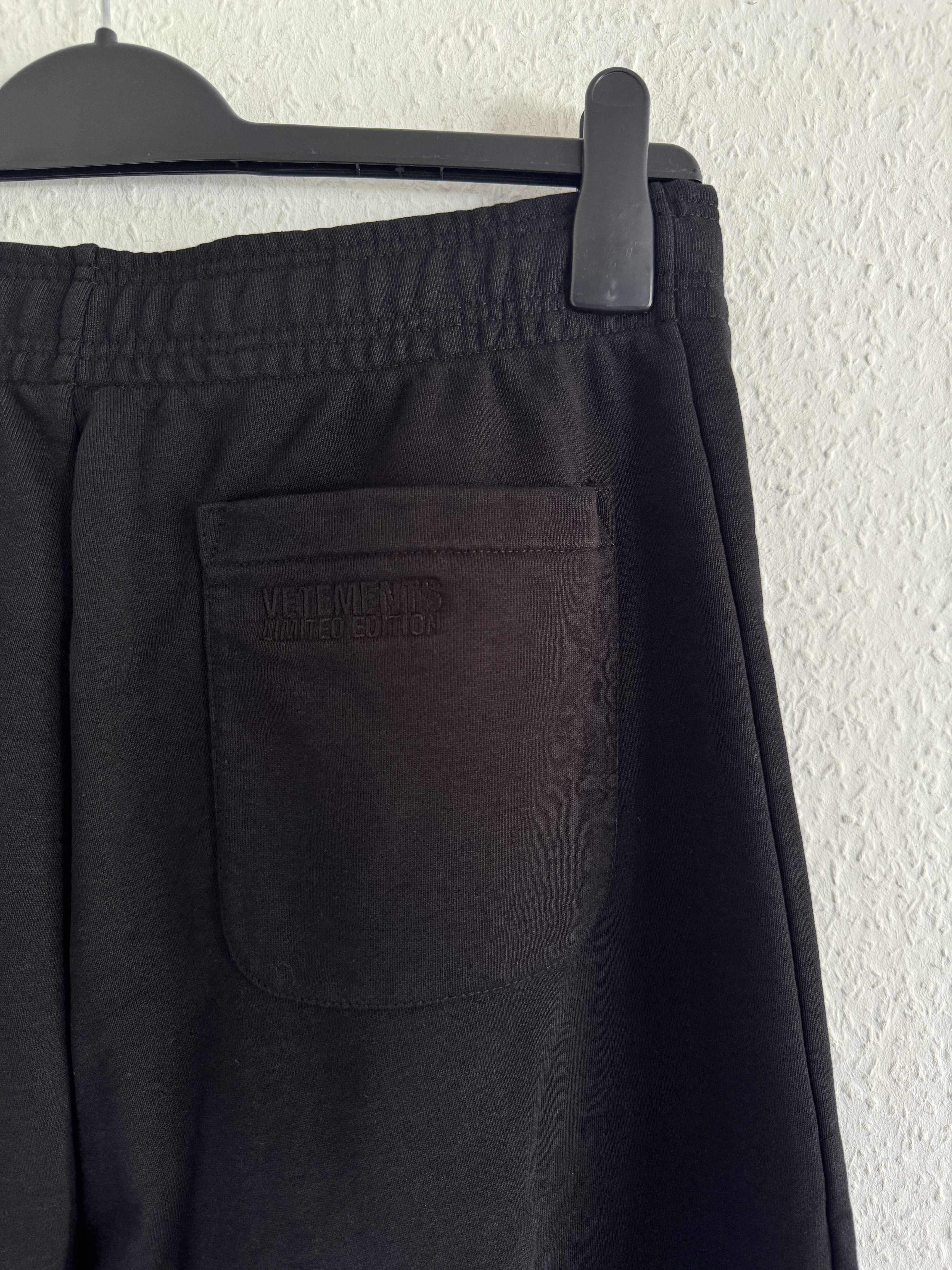 Vetements Wide Leg Panelled Cotton Blend Jersey Sweatpants Size US 30 / EU 46 - 18 Thumbnail