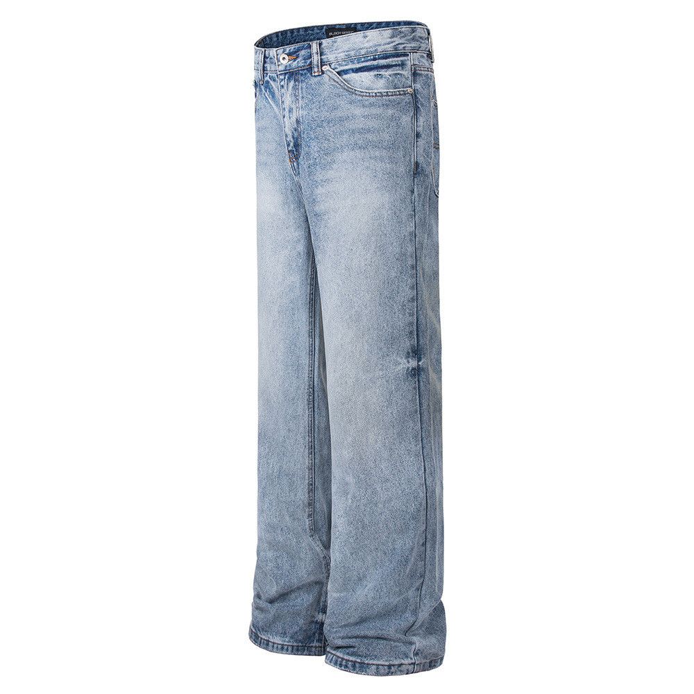 Japanese Brand × Jean Simple washed straight-leg versatile jeans Size US 32 / EU 48 - 2 Thumbnail