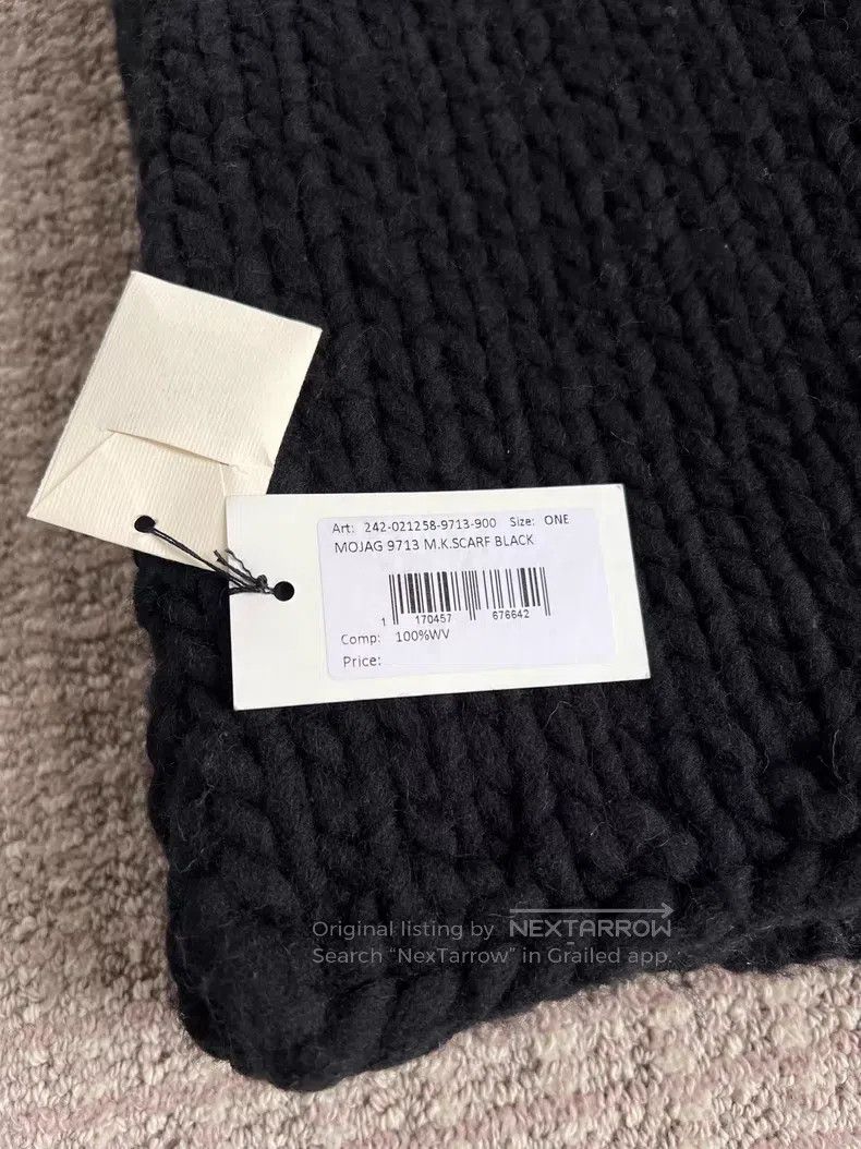 Dries Van Noten Dries Van Noten Wool Knit Tassel Scarf Size ONE SIZE - 4 Thumbnail