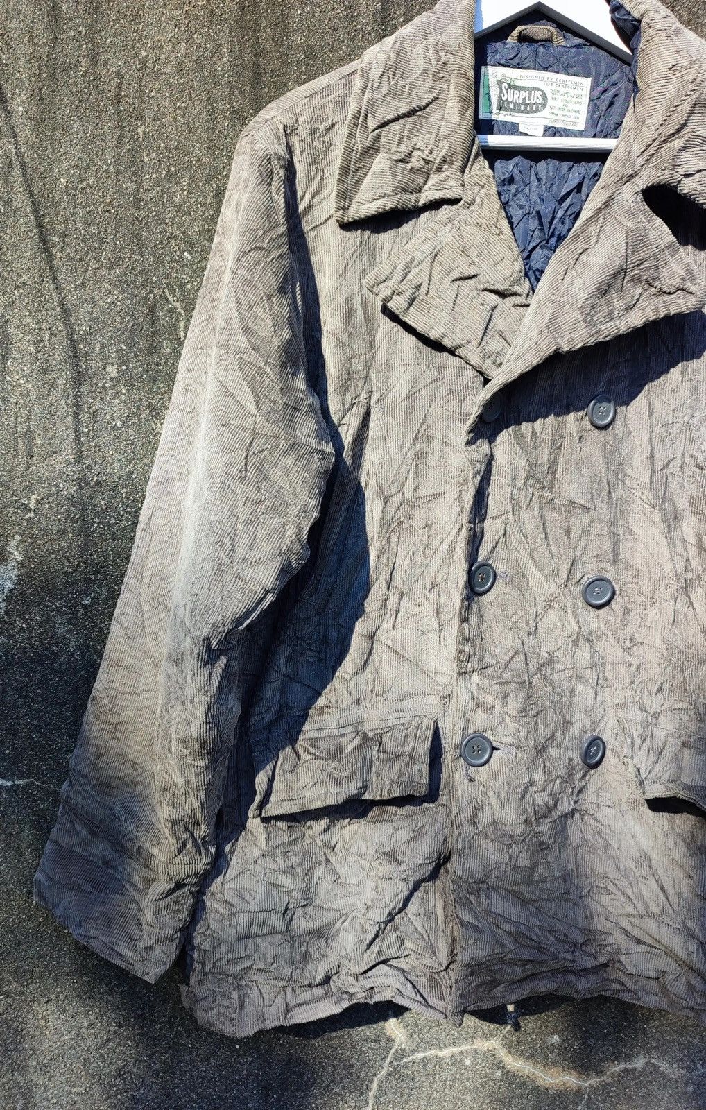 Vintage Vintage Surplus Seminary Crinkle Gray Work Jacket Size US L / EU 52-54 / 3 - 7 Thumbnail