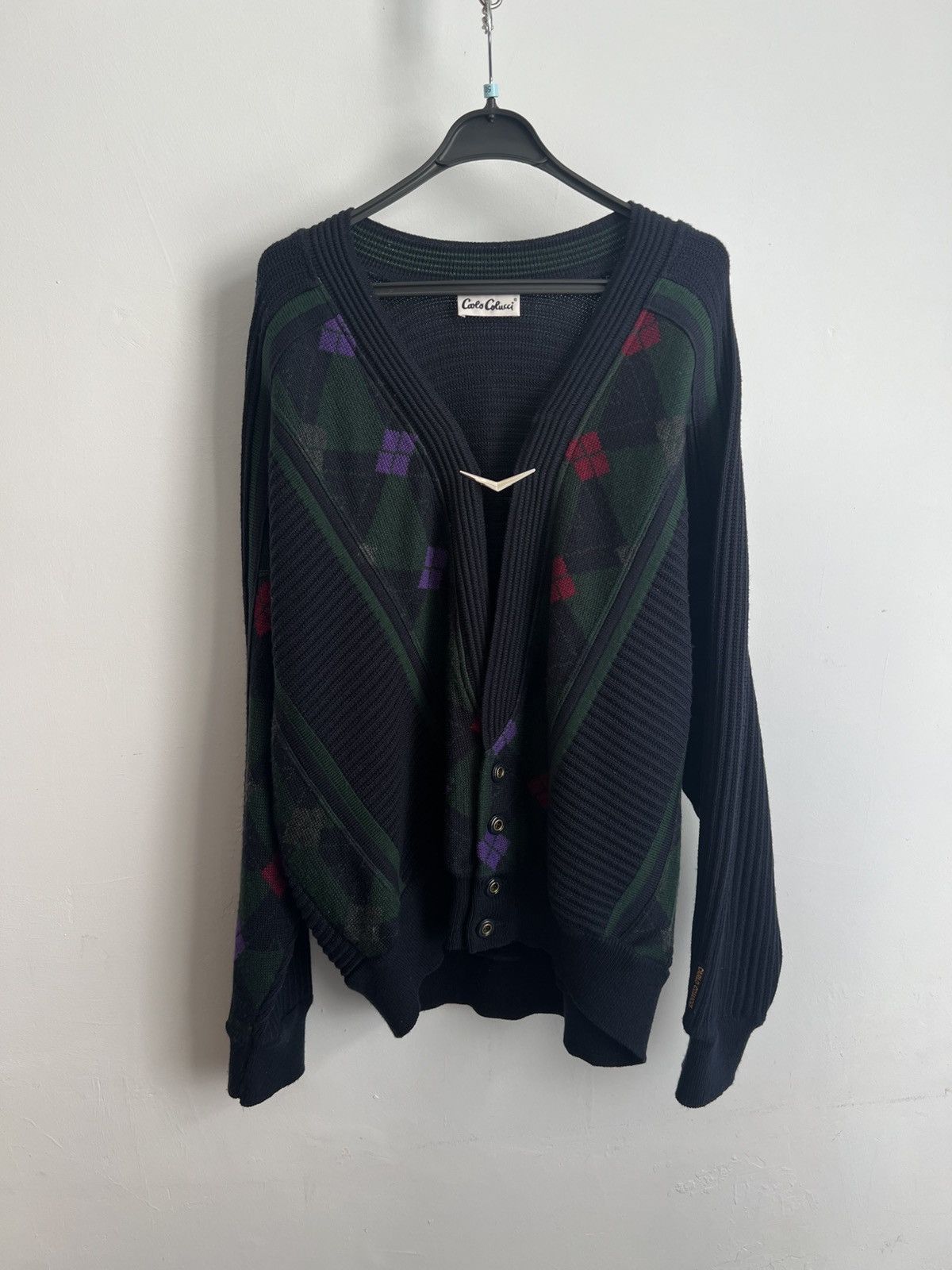 Carlo Colucci Rare CARLO COLUCCI vintage Cardigan Sweater Size US L / EU 52-54 / 3 - 1 Thumbnail