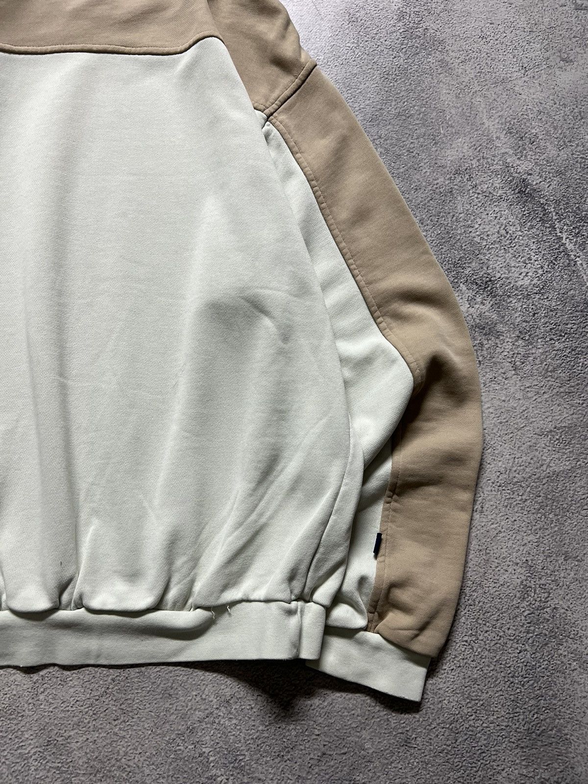 Nike × Vintage Vintage Y2k Nike 💛 Faded Mini Swoosh Sweatshirt 90’s Size US S / EU 44-46 / 1 - 13 Thumbnail