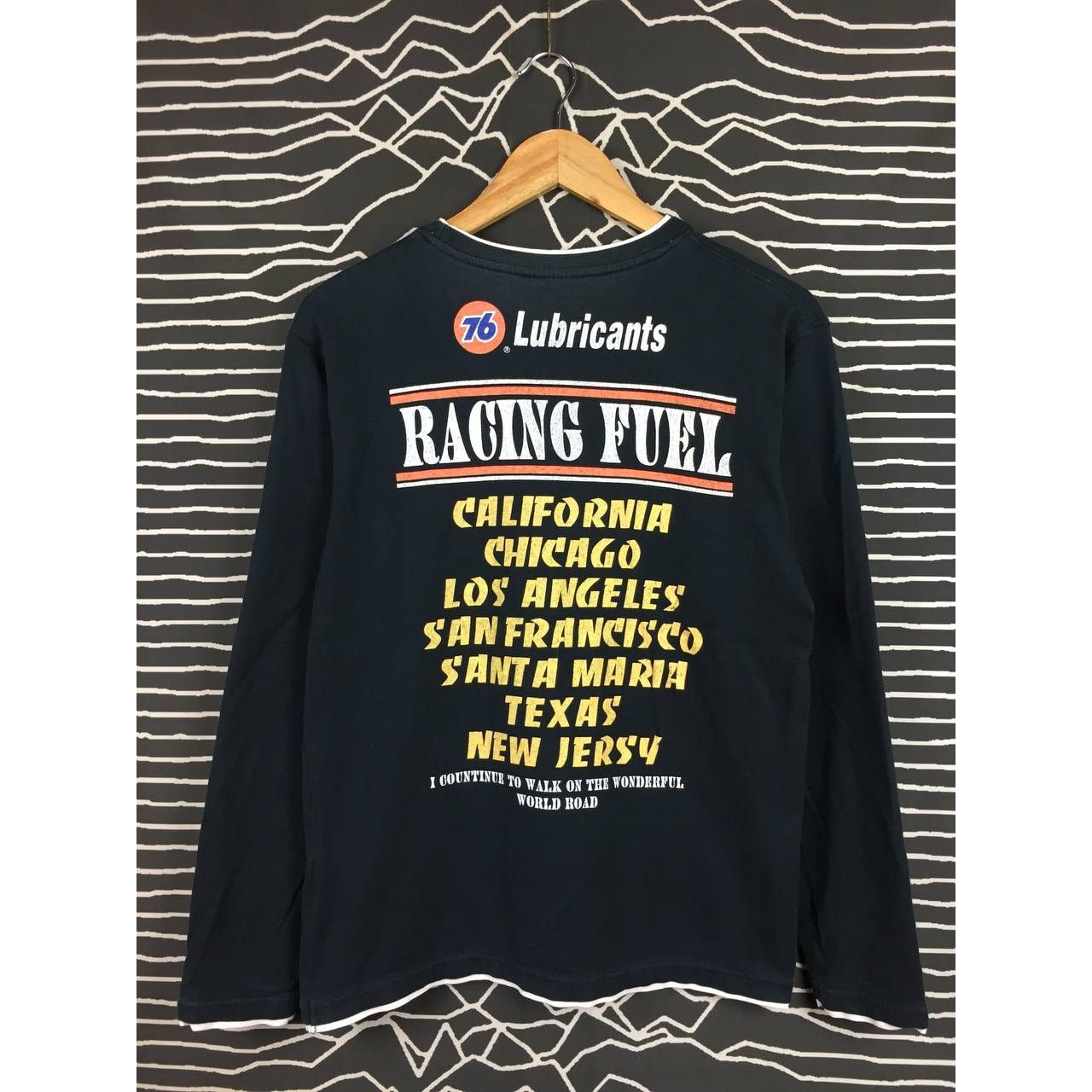 Union LA × Vintage Vtg Authentic 76 Lubricant Racing Fuel Longsleeve Tee Size US M / EU 48-50 / 2 - 1 Thumbnail
