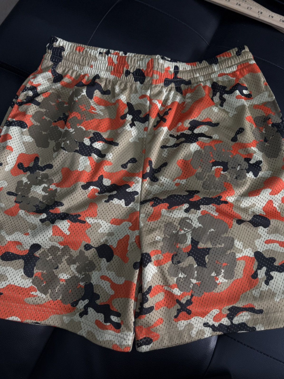 DENIM TEARS Denim Tears Mesh Summer Shorts Tan/Orange Size XL (NEW) Size US 36 / EU 52 - 1 Thumbnail