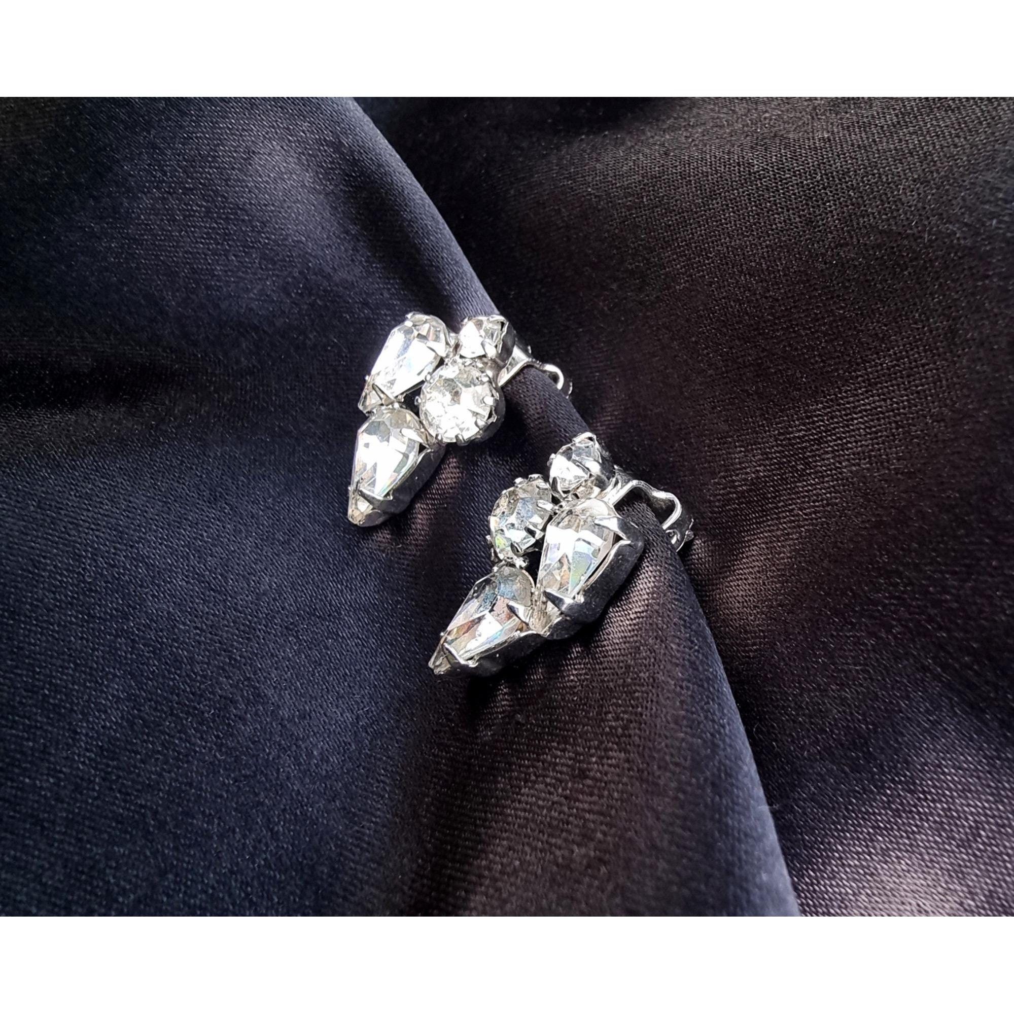 Other Vintage WEISS Signed 1950s Shining Sparkling Clear Rhineston Size ONE SIZE - 3 Thumbnail