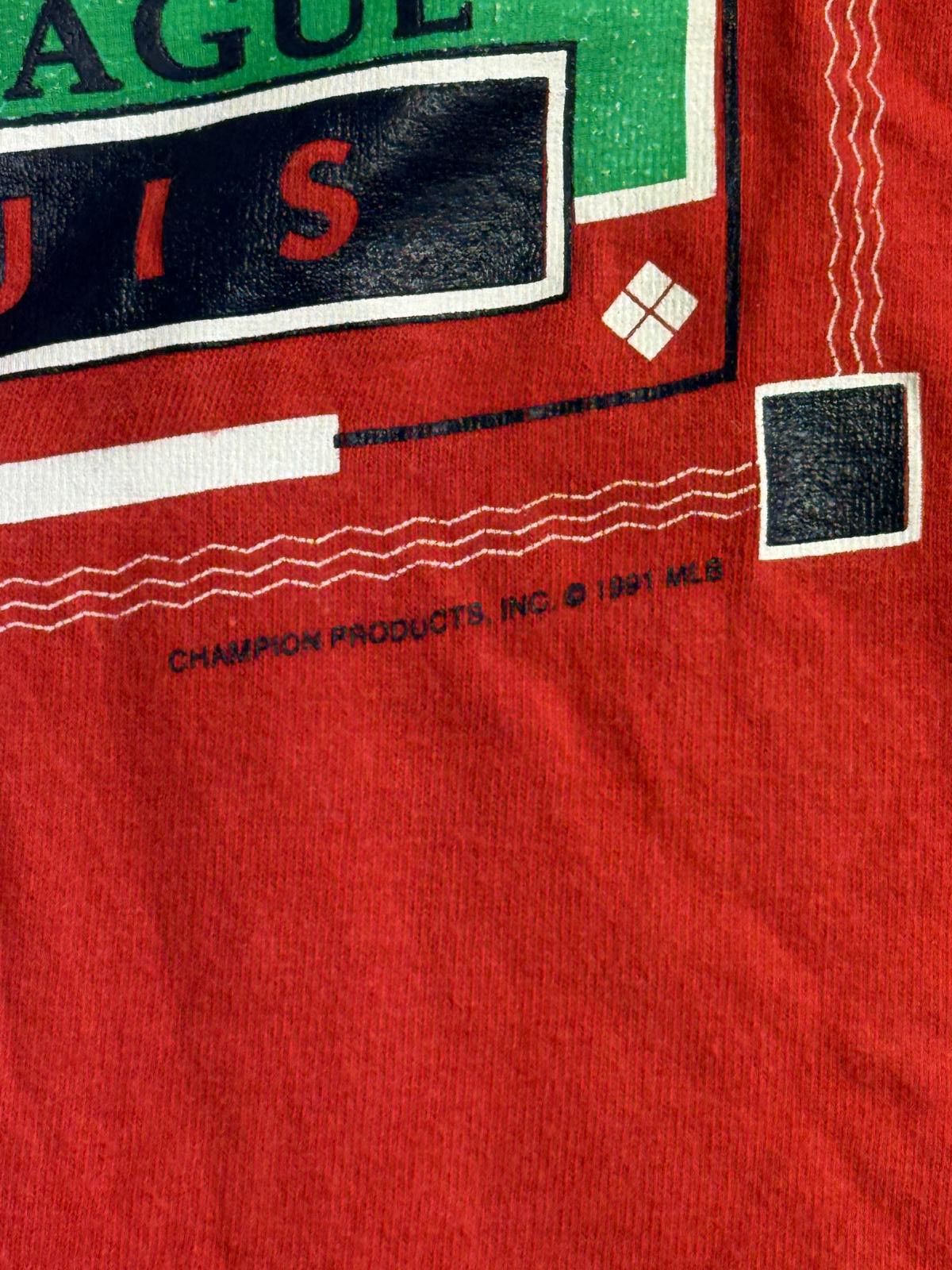 Hanes Vintage St Louis Cardinals T-shirt 1991 Baseball Tee XXL Size US XXL / EU 58 / 5 - 4 Thumbnail