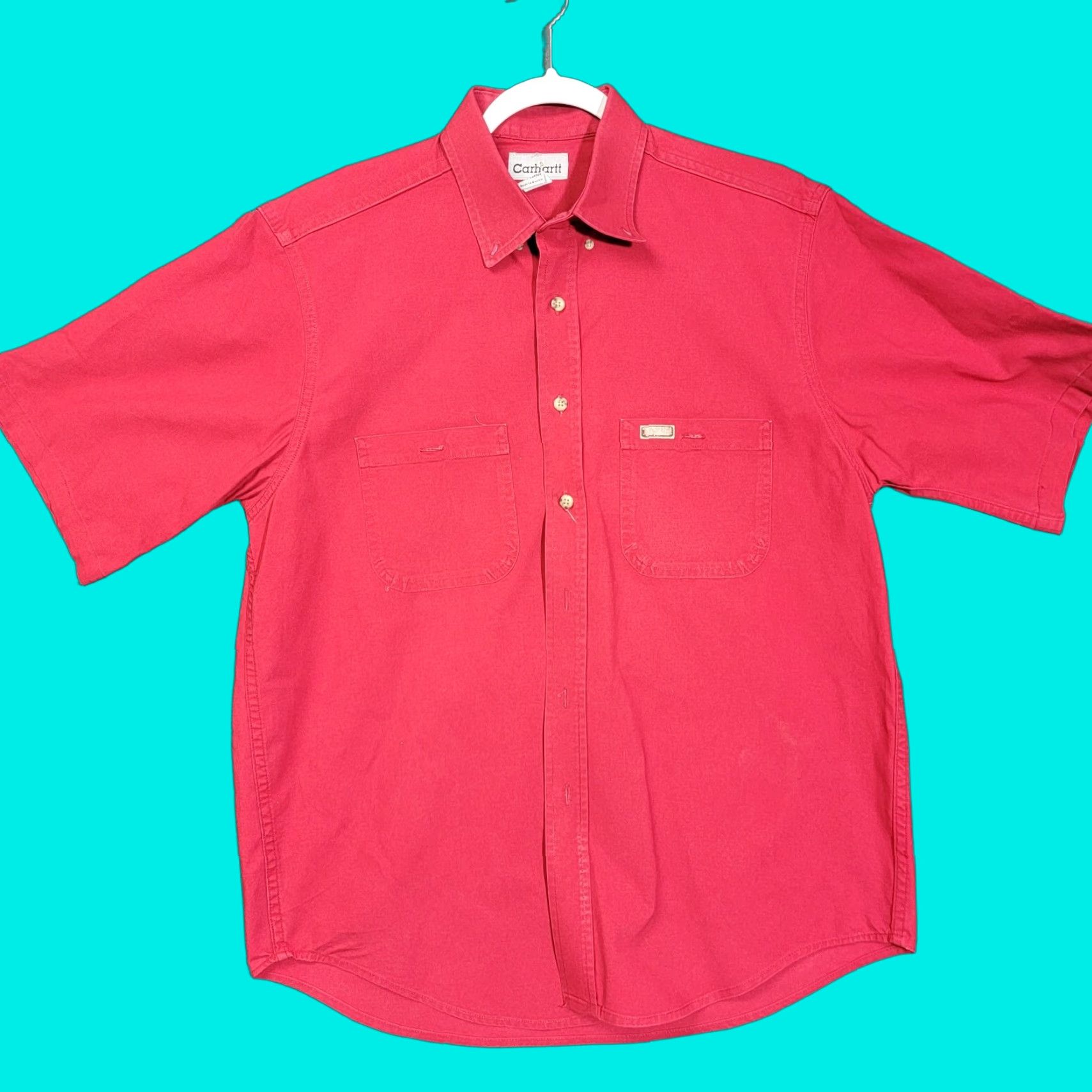 Carhartt Carhartt Shirt Men Regular Small? (Original says Medium) Carhartt Men's Shirt Size Medium Regular Short Sleeve Workwear Size US M / EU 48-50 / 2 - 1 Thumbnail