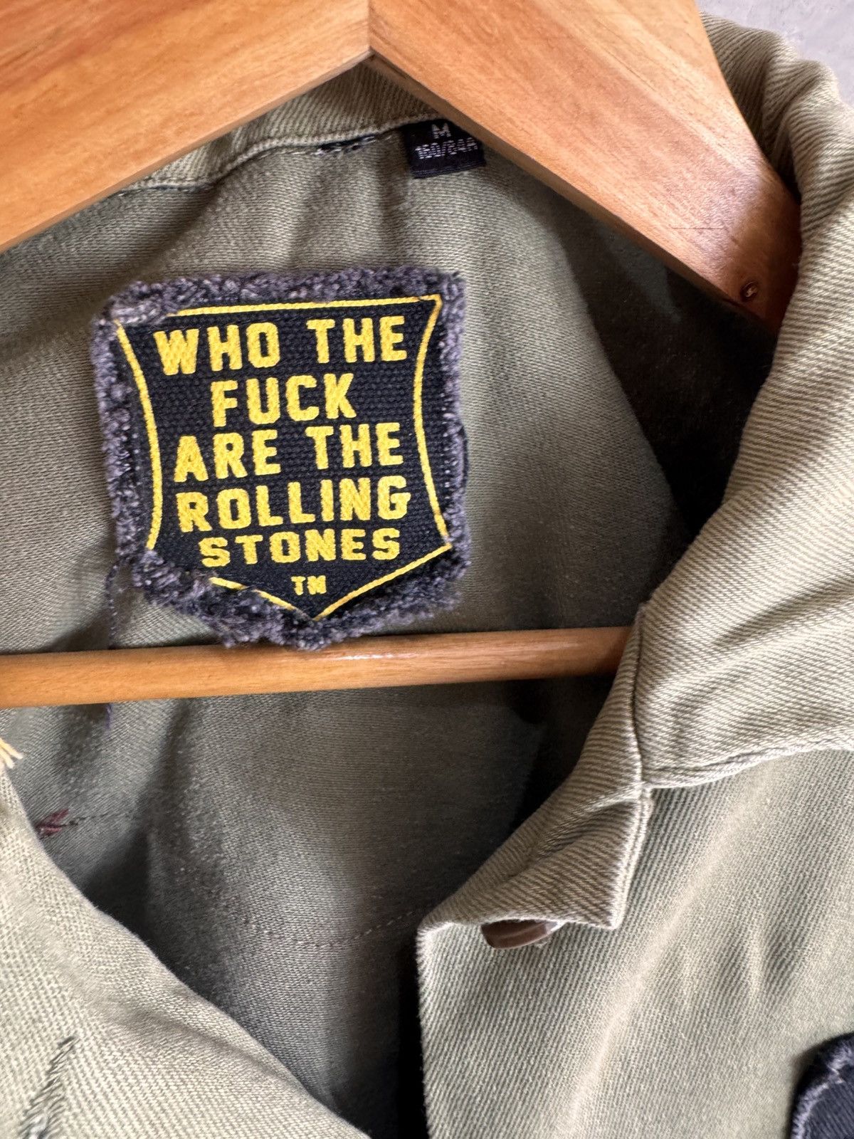 RARE! Madeworn x rolling stone military reworked jacket 2015