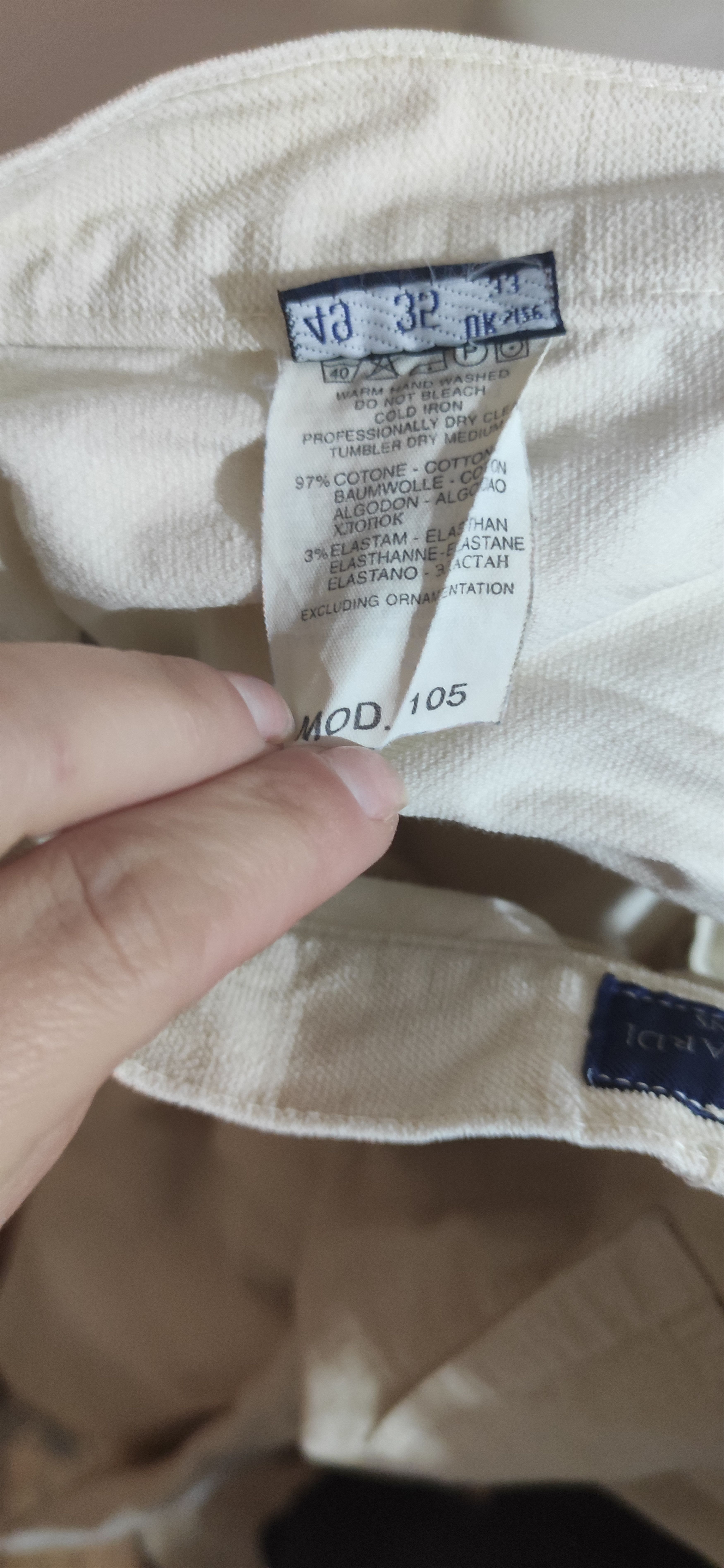Trussardi The men's pants Trussardi Size US 35 - 8 Thumbnail