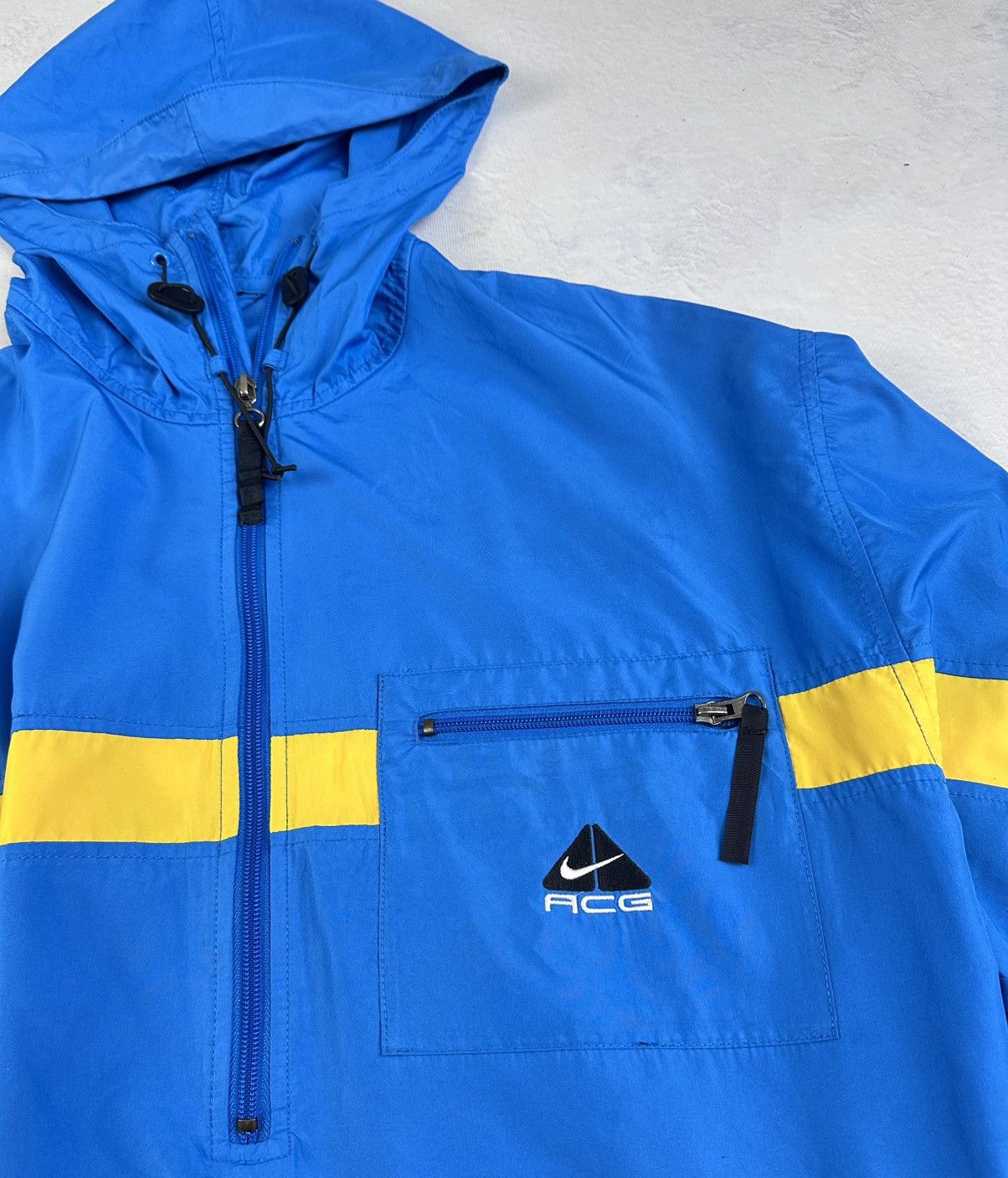 Le Grande Bleu (L.G.B.) × Nike ACG × Vintage Japanese 1/4 Zip Track Jacket Nike ACG 2000s Streetwear LGB Size US L / EU 52-54 / 3 - 4 Thumbnail