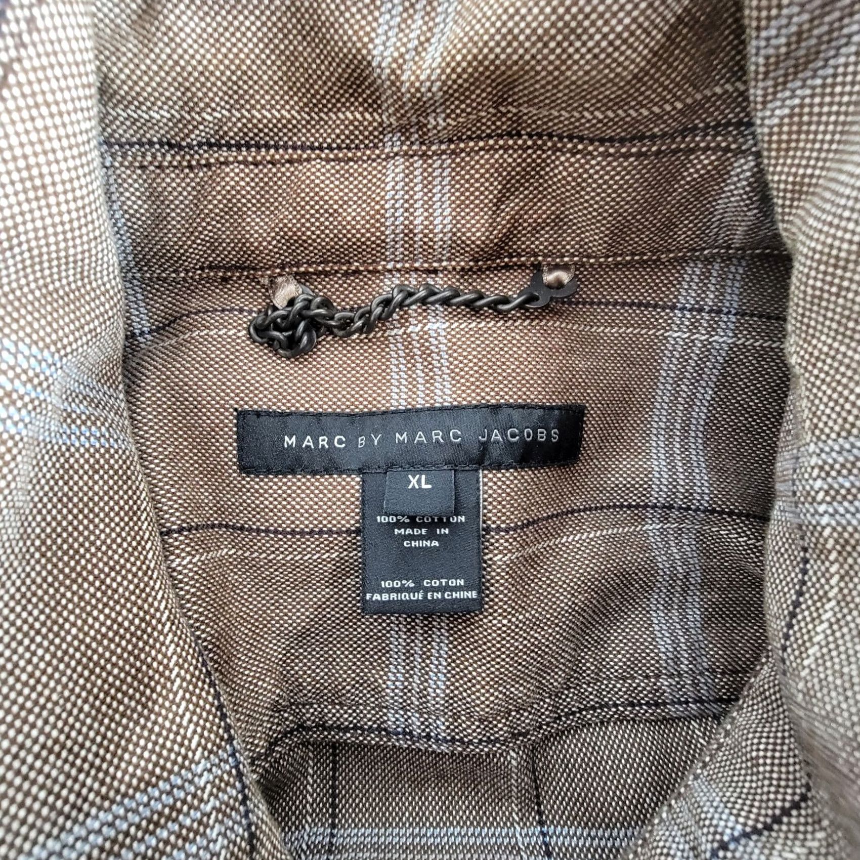 Marc by Marc Jacobs MARC By MARC JACOBS Men’s Tartan Check Denim Jacket Cotton XL Size US 36 / EU 52 - 3 Thumbnail
