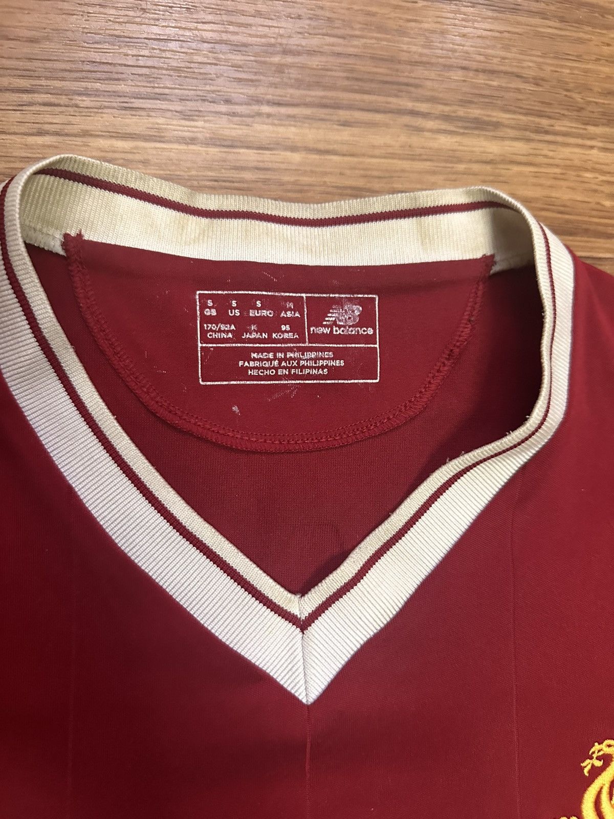 Vintage New Balance Liverpool 2017 2018 Mane #19 Home Shirt Jersey Size US S / EU 44-46 / 1 - 7 Thumbnail