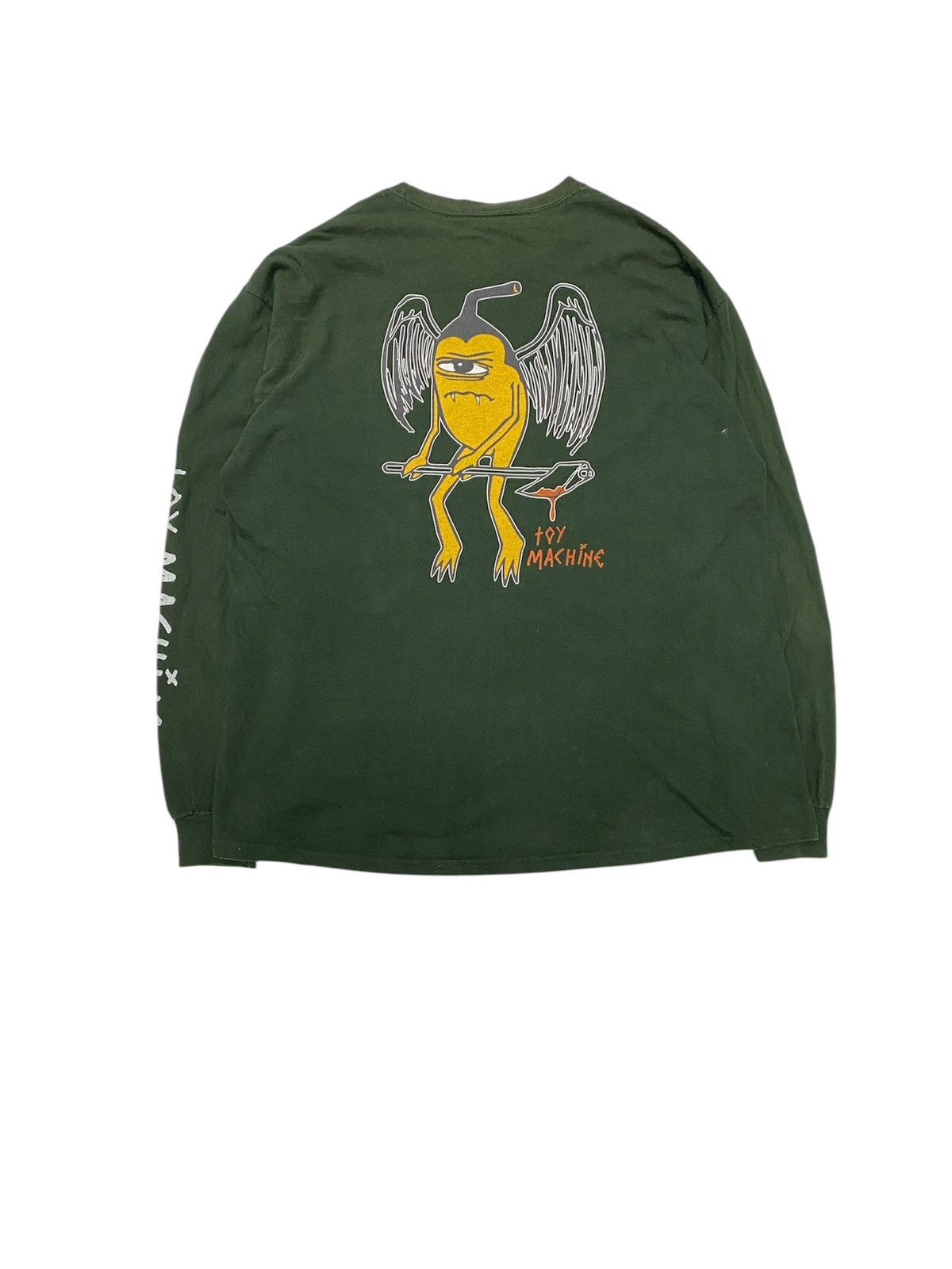 Girl Skateboards × Toy Machine × Vintage Vtg TOY Machine iconic logo skate Size US XL / EU 56 / 4 - 1 Thumbnail