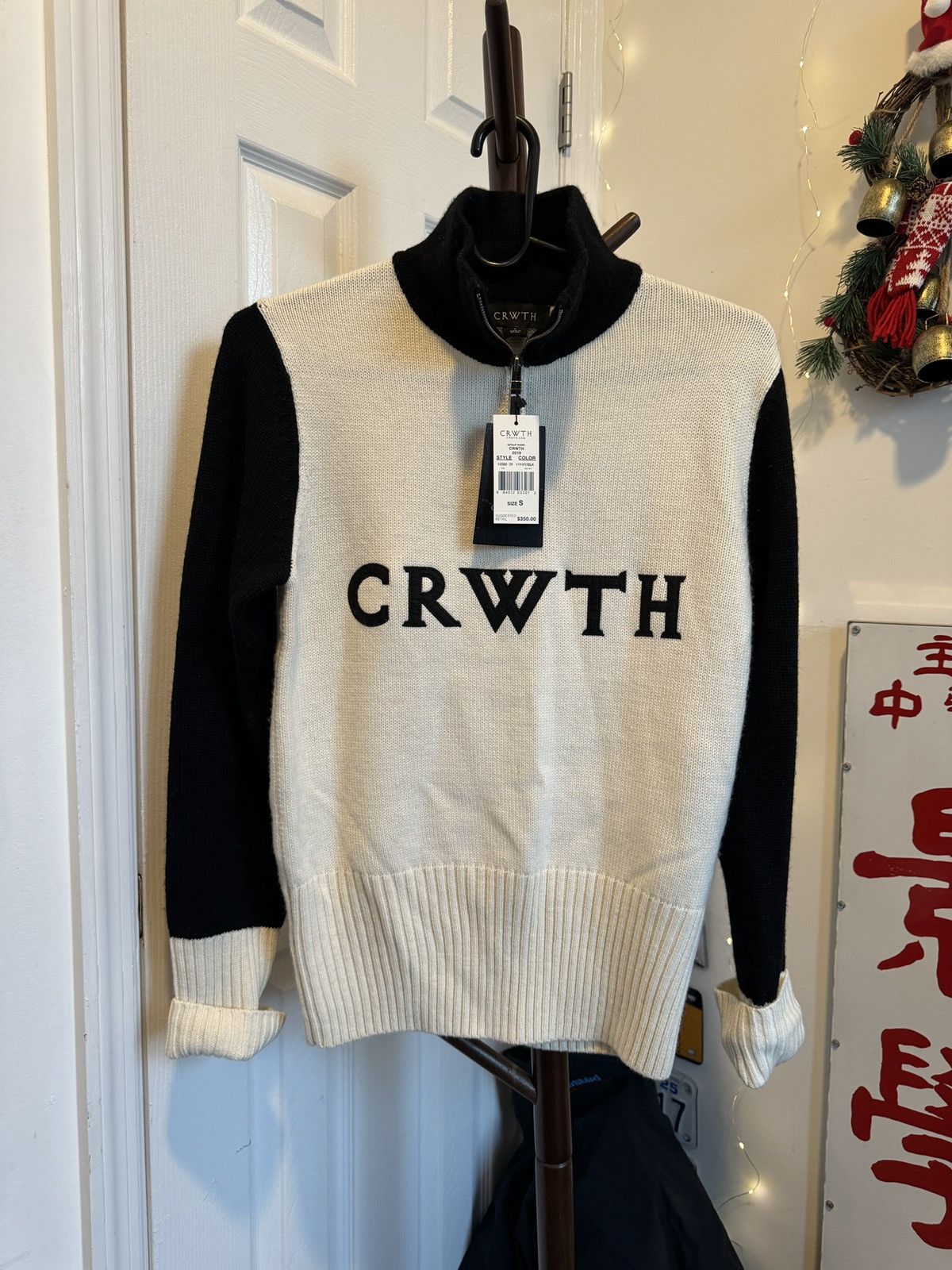 Image of Designer Crwth Sweater Size S in White, Men's