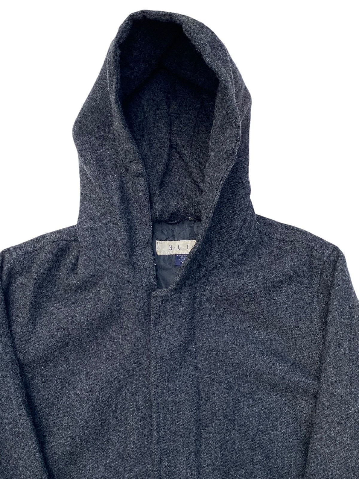 Japanese Brand × Vintage Vtg H.U.F.E Wool Jacket Zip Up Size US L / EU 52-54 / 3 - 4 Thumbnail