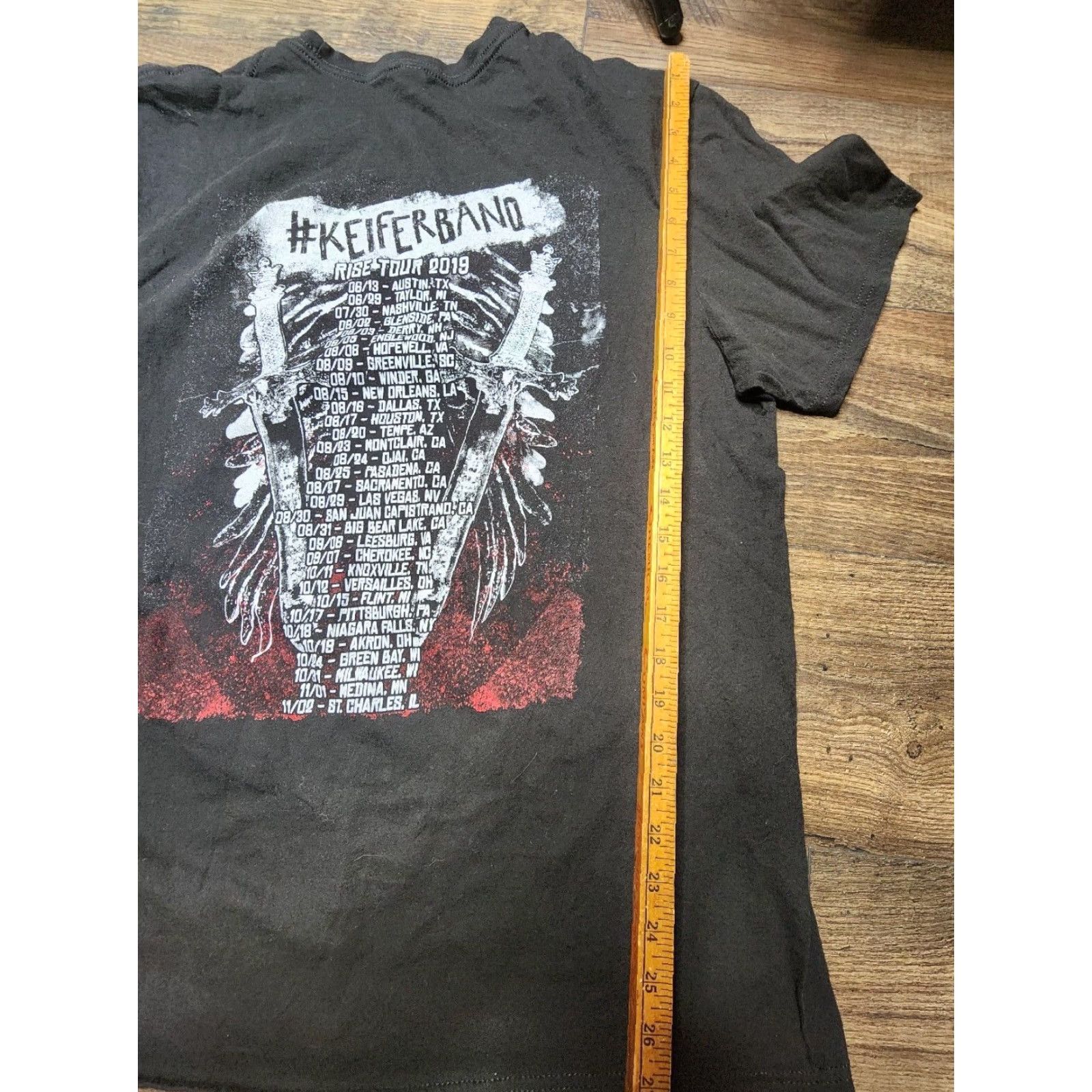 Doublet VINTAGE Tom Keifer Band T-Shirt Men 2XL Short Sleeve Black Music Tour 2019 Size US XXL / EU 58 / 5 - 3 Thumbnail