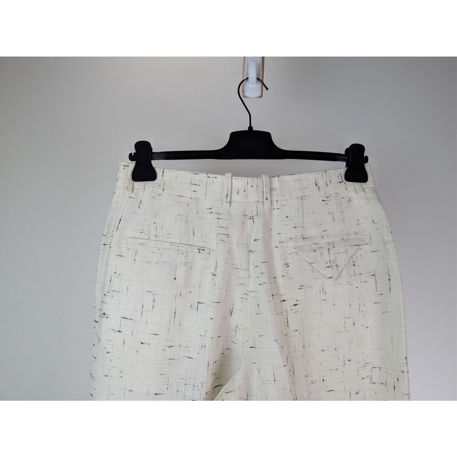 Bottega Veneta o1rshd1 Light Criss Cross Viscose Silk Trousers Pants Dove Size US 32 / EU 48 - 13 Thumbnail