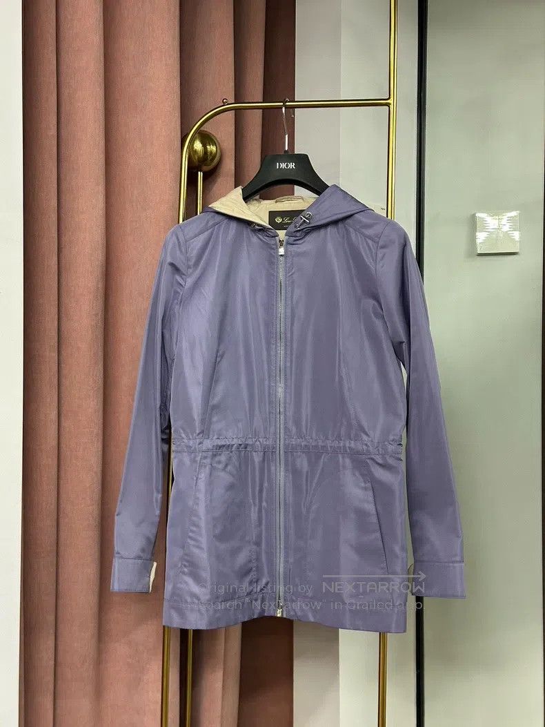Loro Piana Purple Zipper Jacket