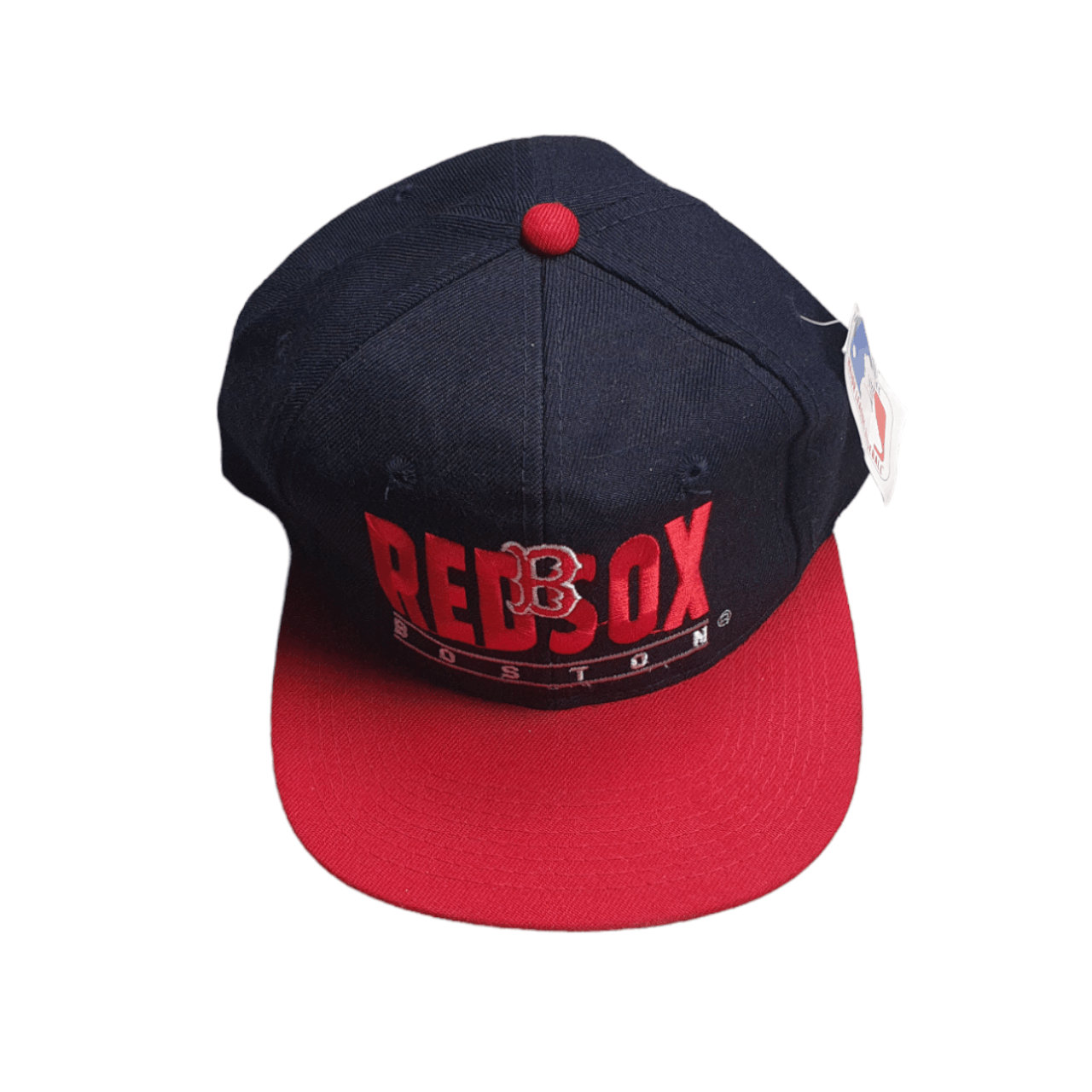 image of Youngan Mlb Boston Red Sox 90's Vintage Cap in Navy/Red, Men's
