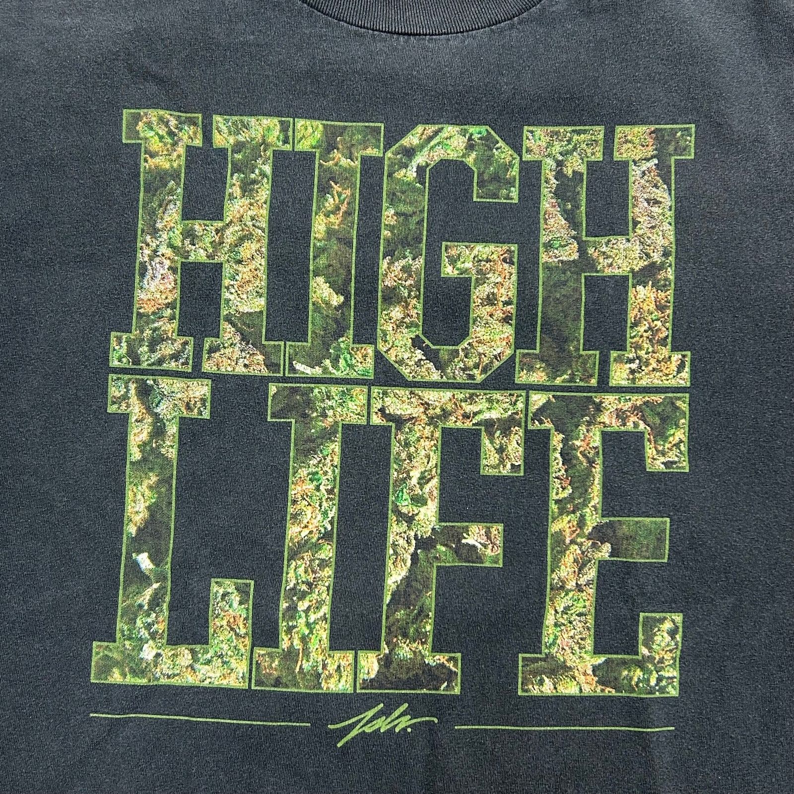 Stussy JSLV Jus Liv High Life Tee T Shirt Size XL Black B9 Size US XL / EU 56 / 4 - 2 Thumbnail