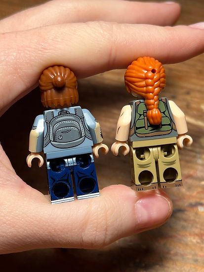 LEGO the last of us 2 minifigure matching keychain ellie Abby Size ONE SIZE - 10 Thumbnail