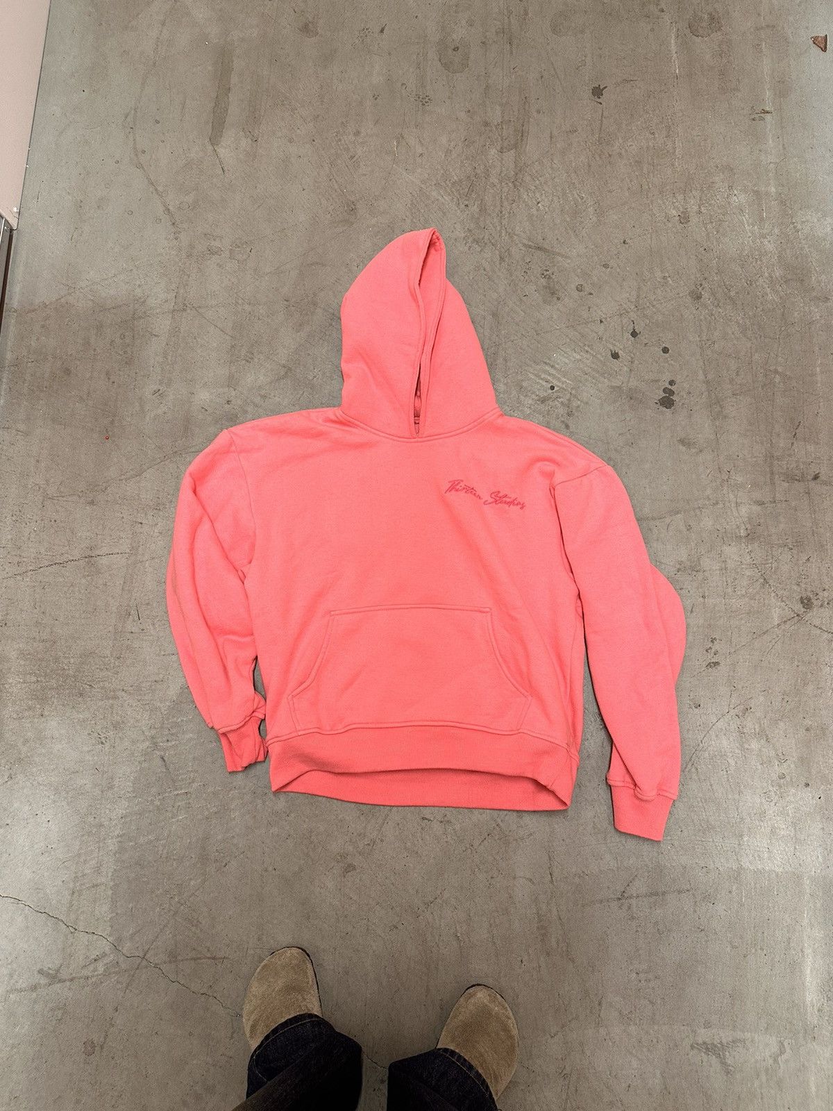 Image of Thirteen Studios X Condone Hoodie in Pink, Men's (Size XL)