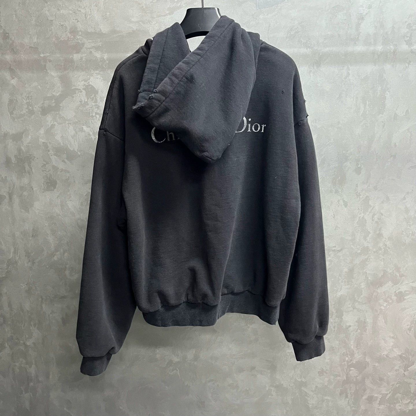Dior dior logo print hooded sweatshirt in black Size US L / EU 52-54 / 3 - 5 Thumbnail