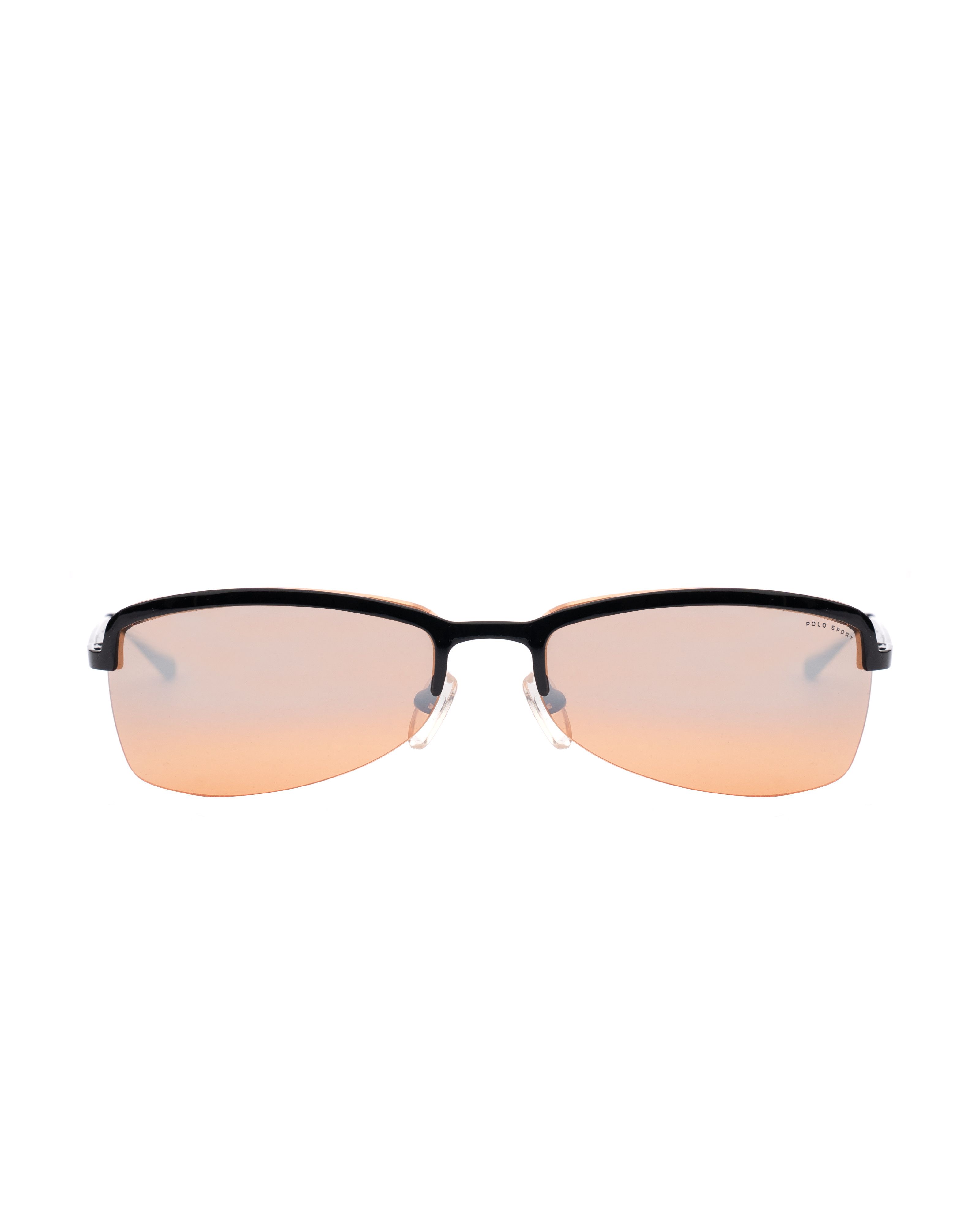 Polo Ralph Lauren Polo Sport Ralph Lauren '90s Orange Half-Rim Sunglasses Size ONE SIZE - 2 Thumbnail