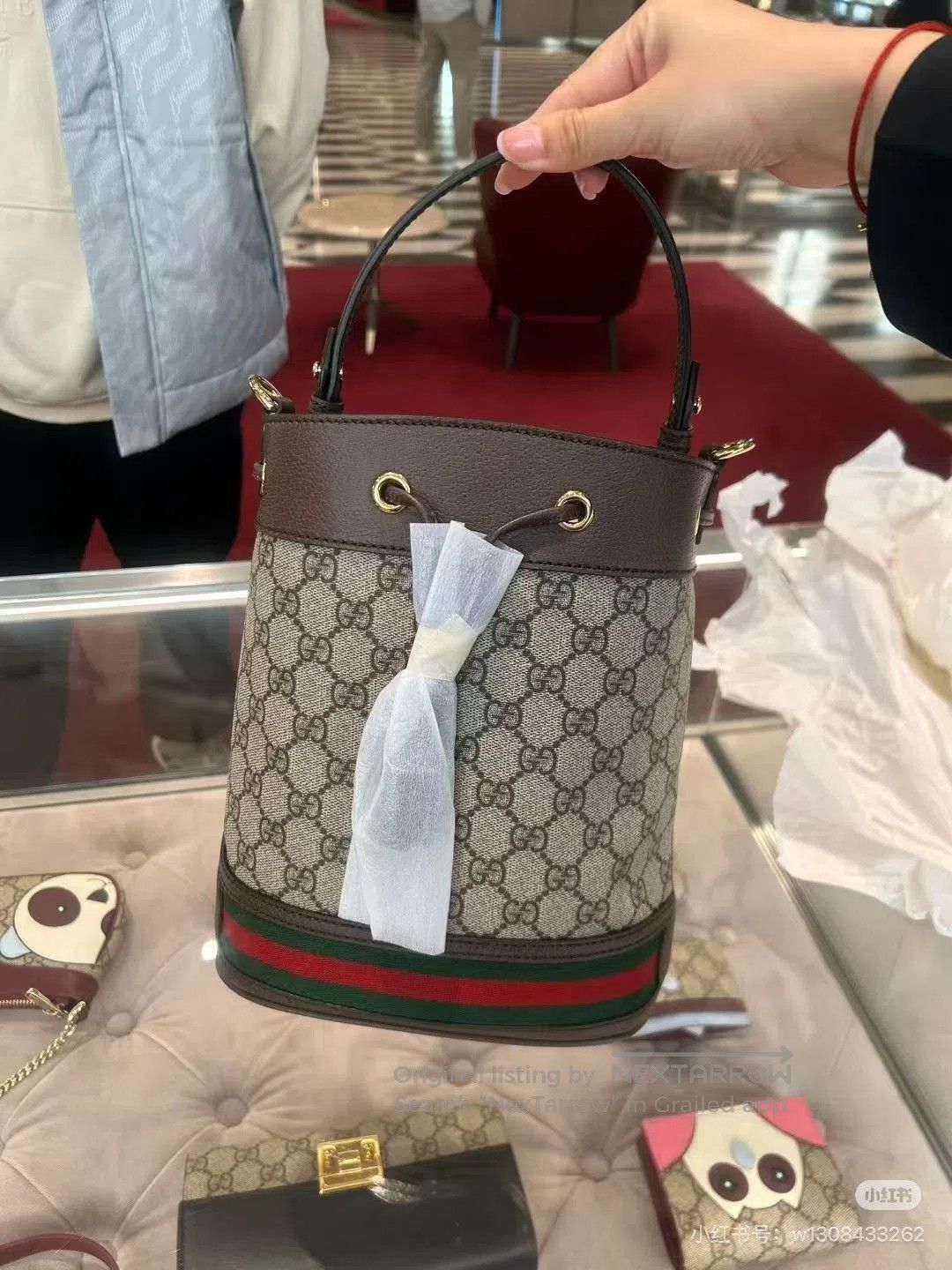 Gucci Gucci GG Monogram Medium Bucket Bag. Size ONE SIZE - 6 Thumbnail