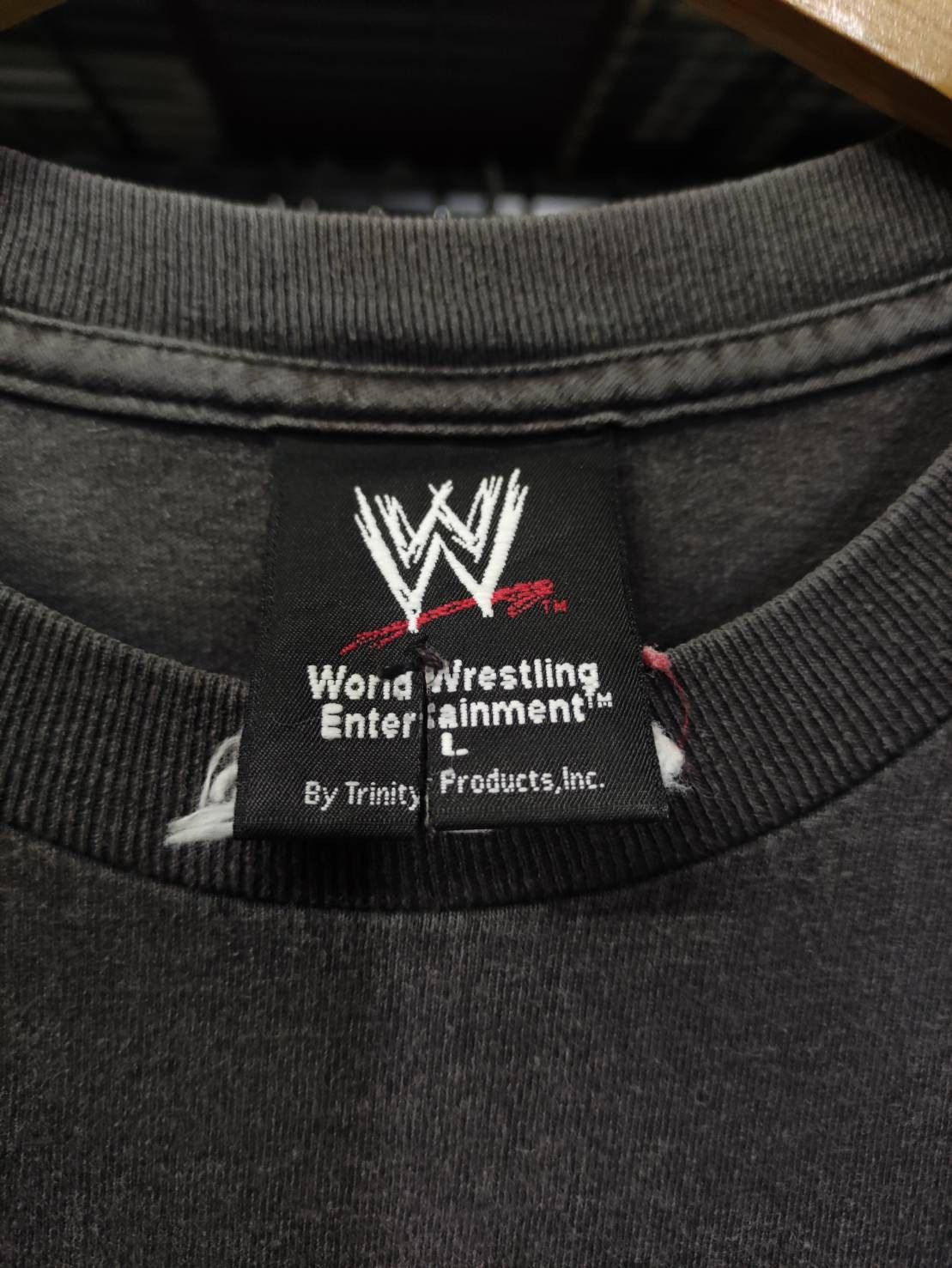 WWE Vtg 00's WWE " Alcatraz Psycho Ward " Outpatient T-Shirt Size US L / EU 52-54 / 3 - 4 Thumbnail