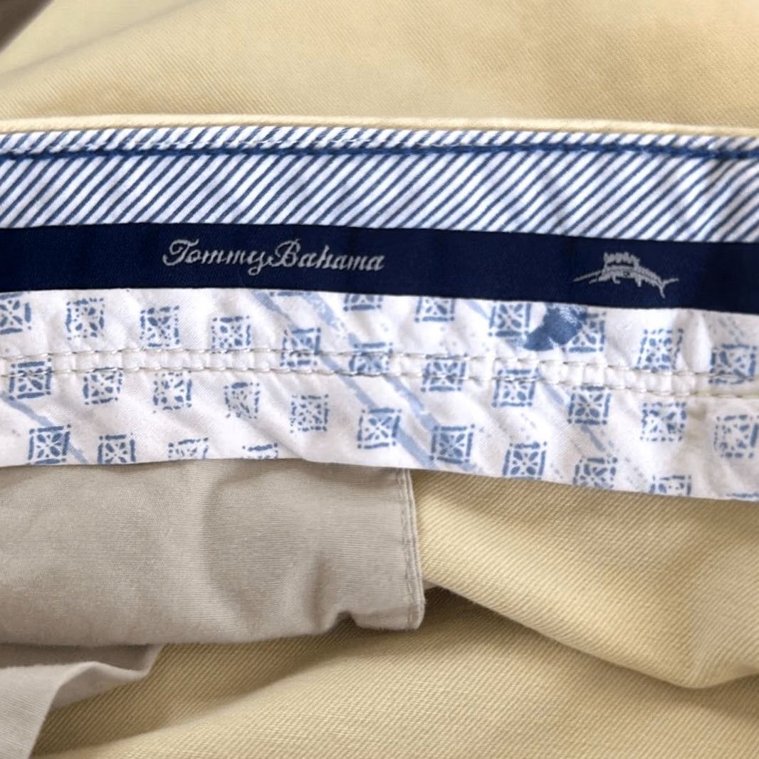 Tommy Bahama Tommy Bahama Relax Mens Pale Yellow Bermuda Shorts Size 42 Size US 42 / EU 58 - 5 Thumbnail