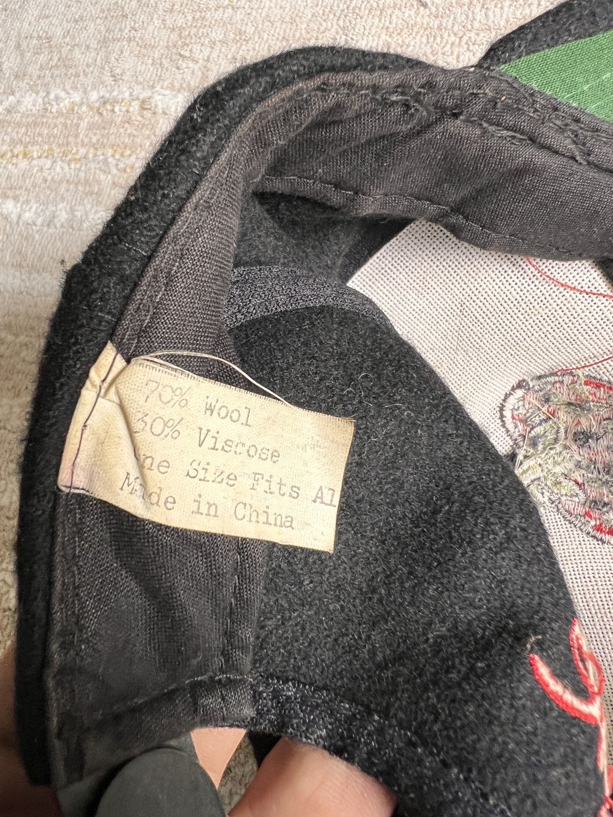 Vintage Vtg 90s Super Rare Slam City Skate/Insane Wool Hat Size ONE SIZE - 6 Thumbnail