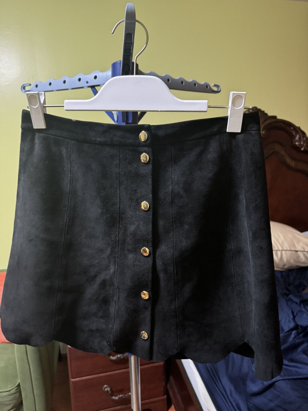 Alice + Olivia Alice +Olivia Lambskin Mini Skirt Size 6 Size 28" / US 6 / IT 42 - 1 Thumbnail