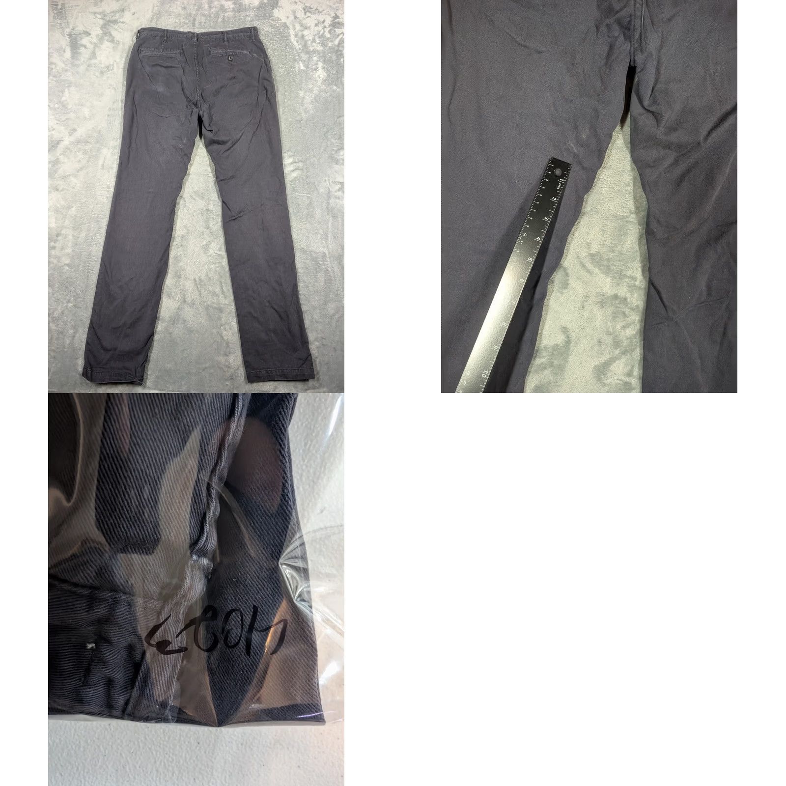 Taylor Stitch Taylor Stitch Foundation Pants Mens 32x32 Gray Slim Canvas Chino Tapered Casual Size US 32 / EU 48 - 8 Thumbnail