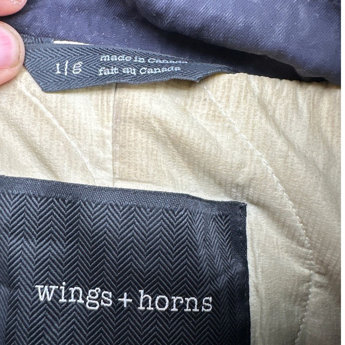 Wings + Horns Wings + Horns Alpha Mac Coat Navy Mens Large Size US L / EU 52-54 / 3 - 2 Thumbnail