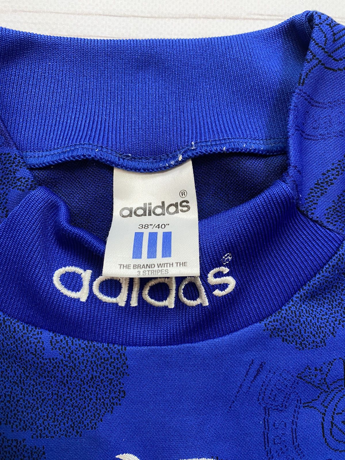 Adidas × Vintage Vintage Adidas Rangers 1994 1996 Home Soccer Shirt Football Size US L / EU 52-54 / 3 - 3 Thumbnail