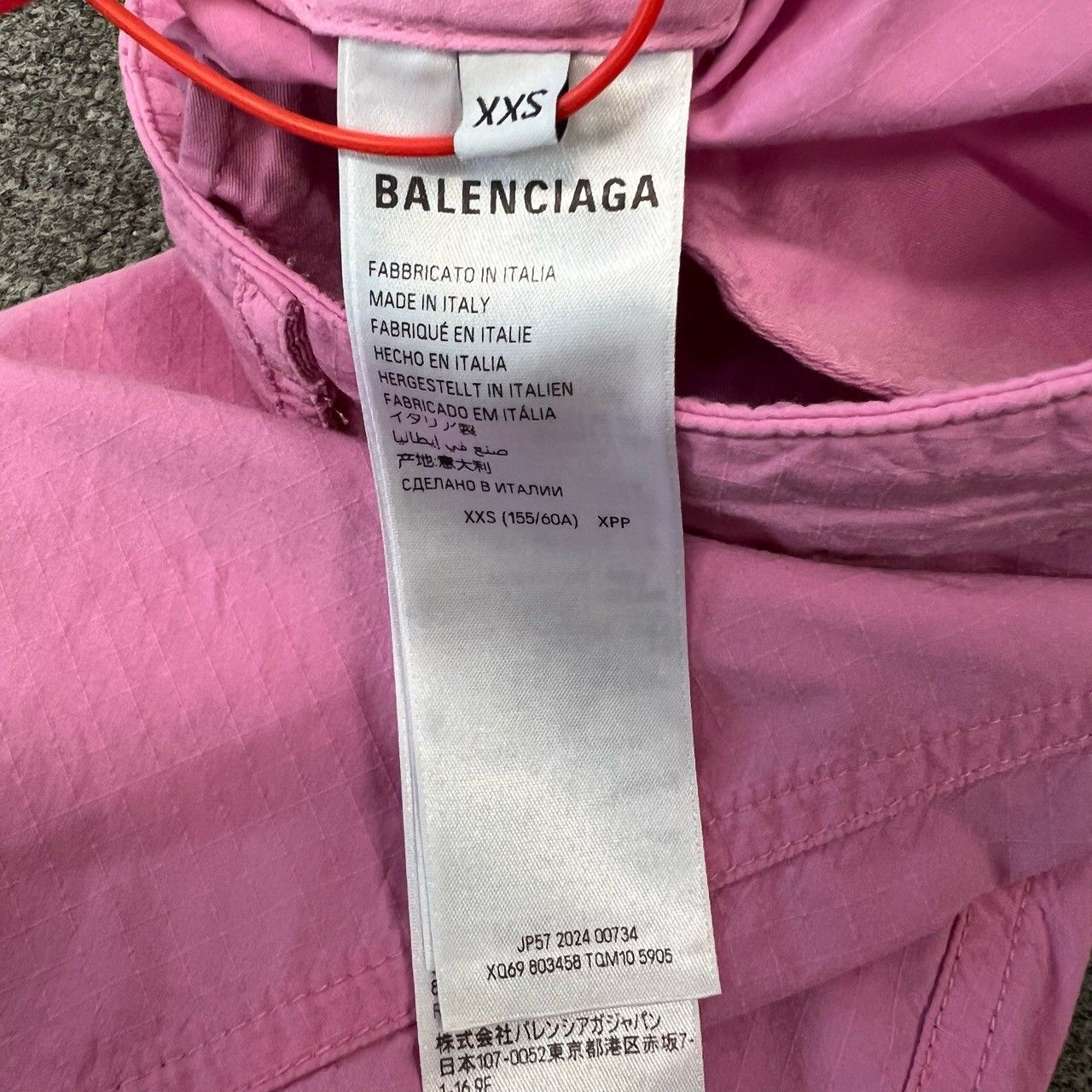 Balenciaga Balenciaga 24FW Pink Cargo Overalls pants 2501-Nextarrow Size US 26 / EU 42 - 7 Thumbnail
