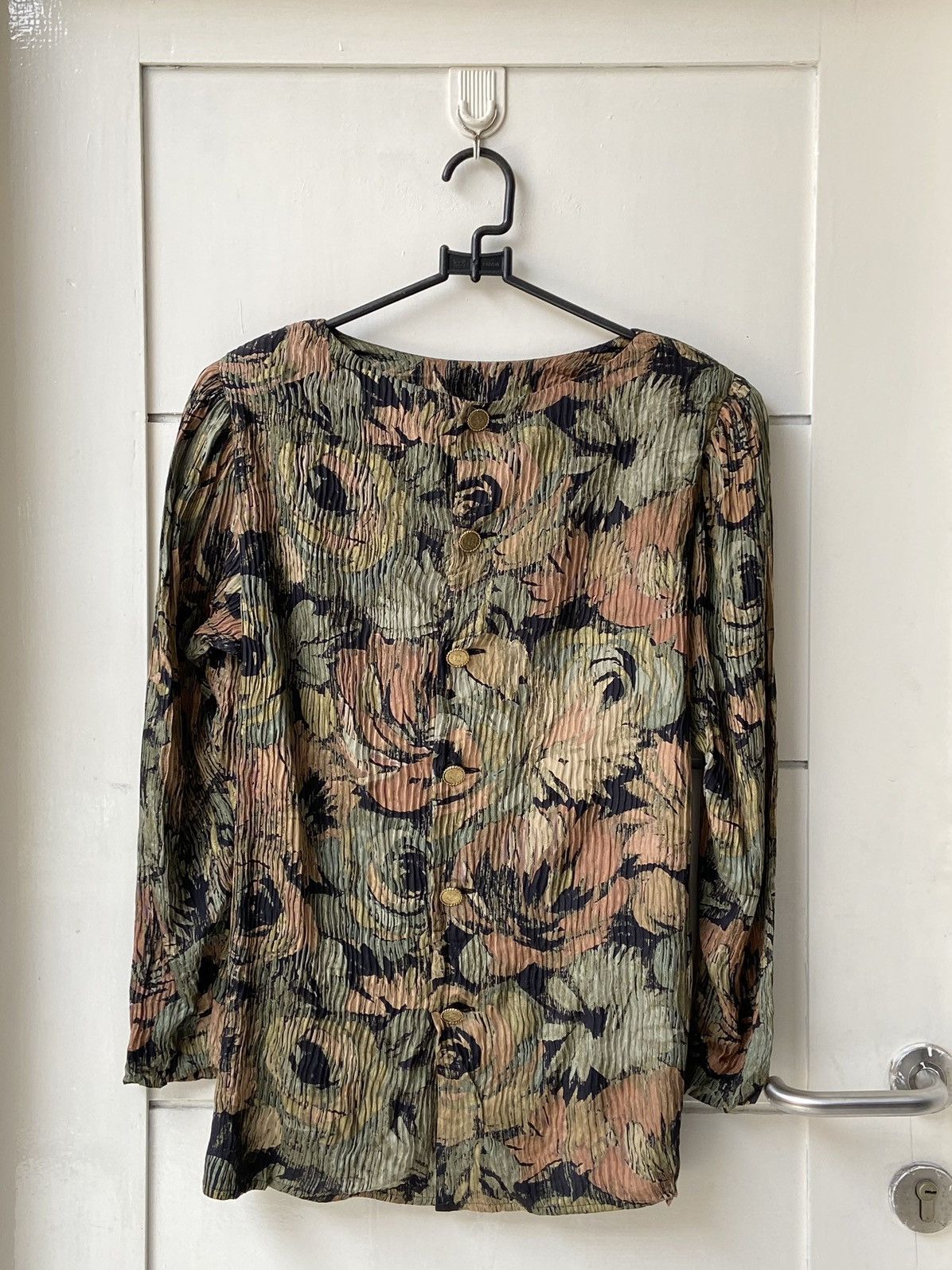 Yves Saint Laurent YVES SAINT LAURENT Motive Blouse Size S / US 4 / IT 40 - 9 Thumbnail