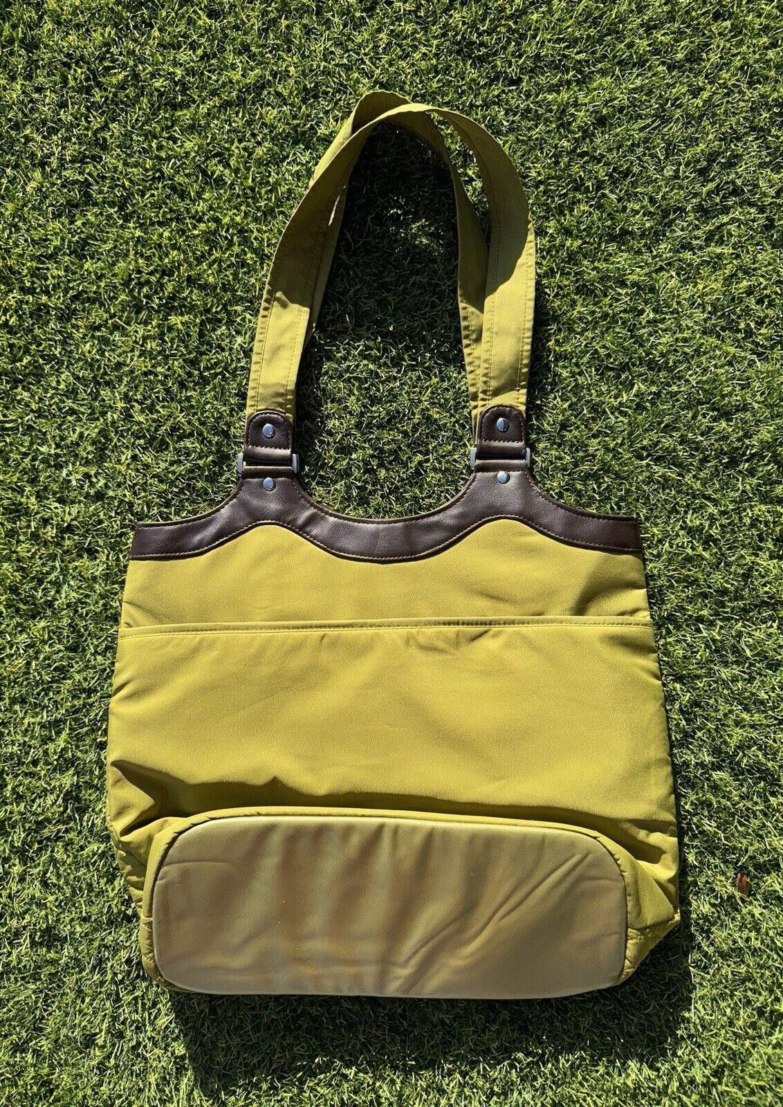 Lugz Lug Siga Green Polyester Zippered Bag Tote Purse Size ONE SIZE - 3 Thumbnail