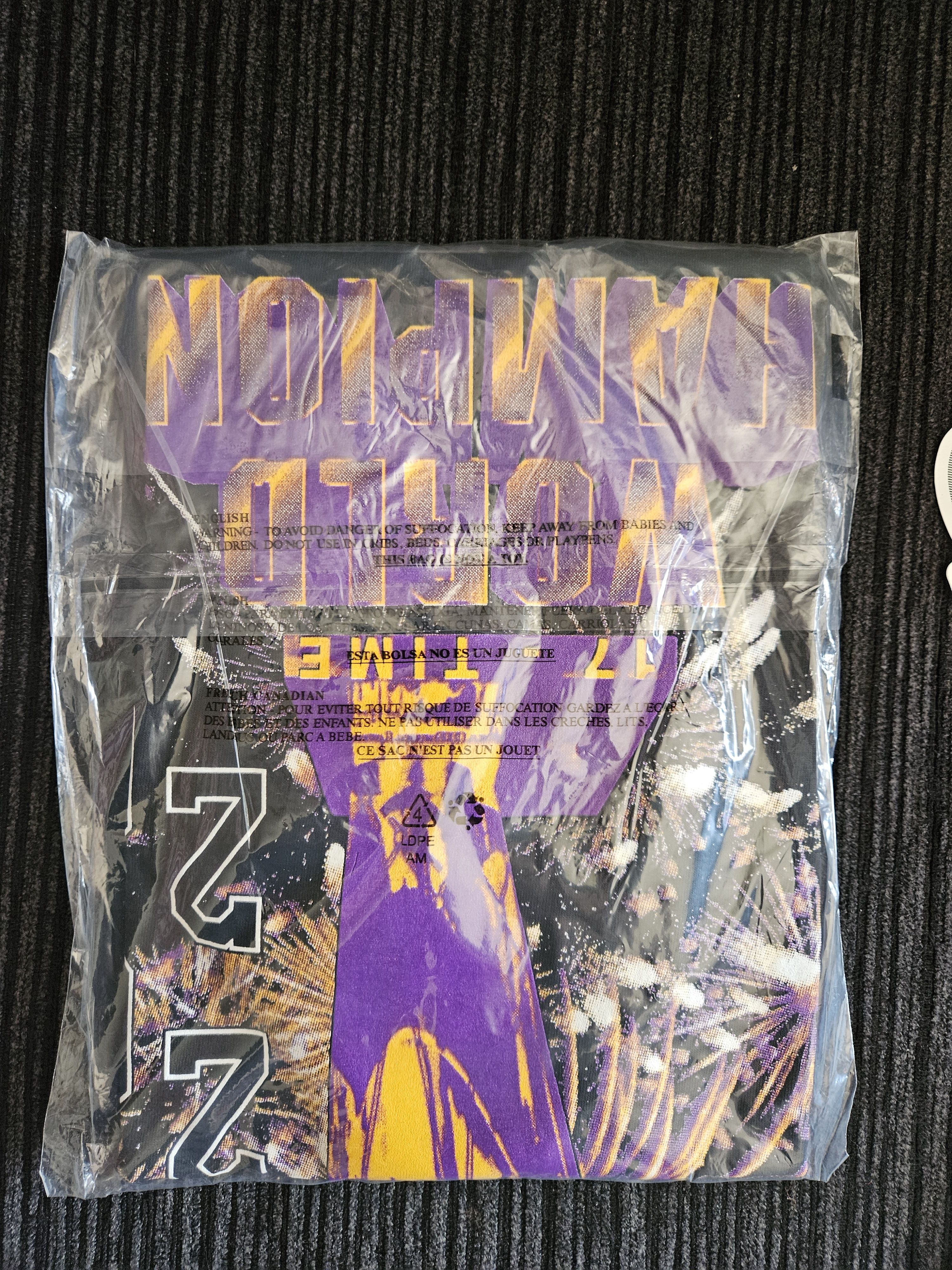 Undefeated Lakers 2020 Championship Tee Size US L / EU 52-54 / 3 - 2 Thumbnail