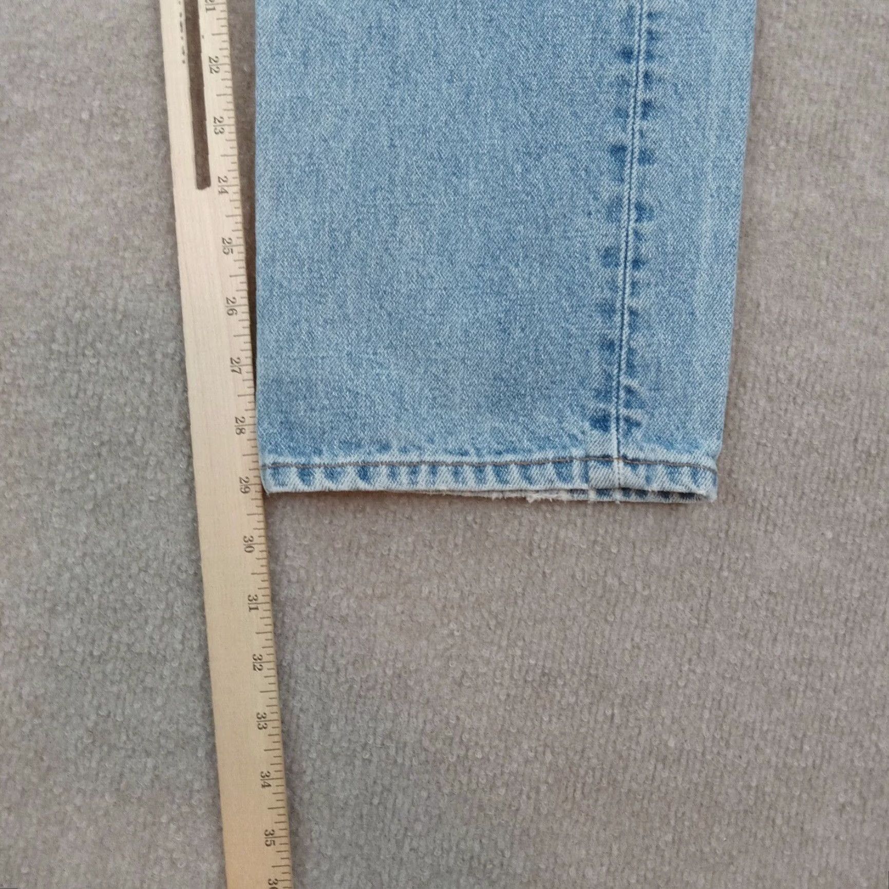 Levi's Levi's 505 Jeans Mens 34x29 Blue Straight Leg Regular Fit Cotton Size US 36 / EU 52 - 3 Thumbnail