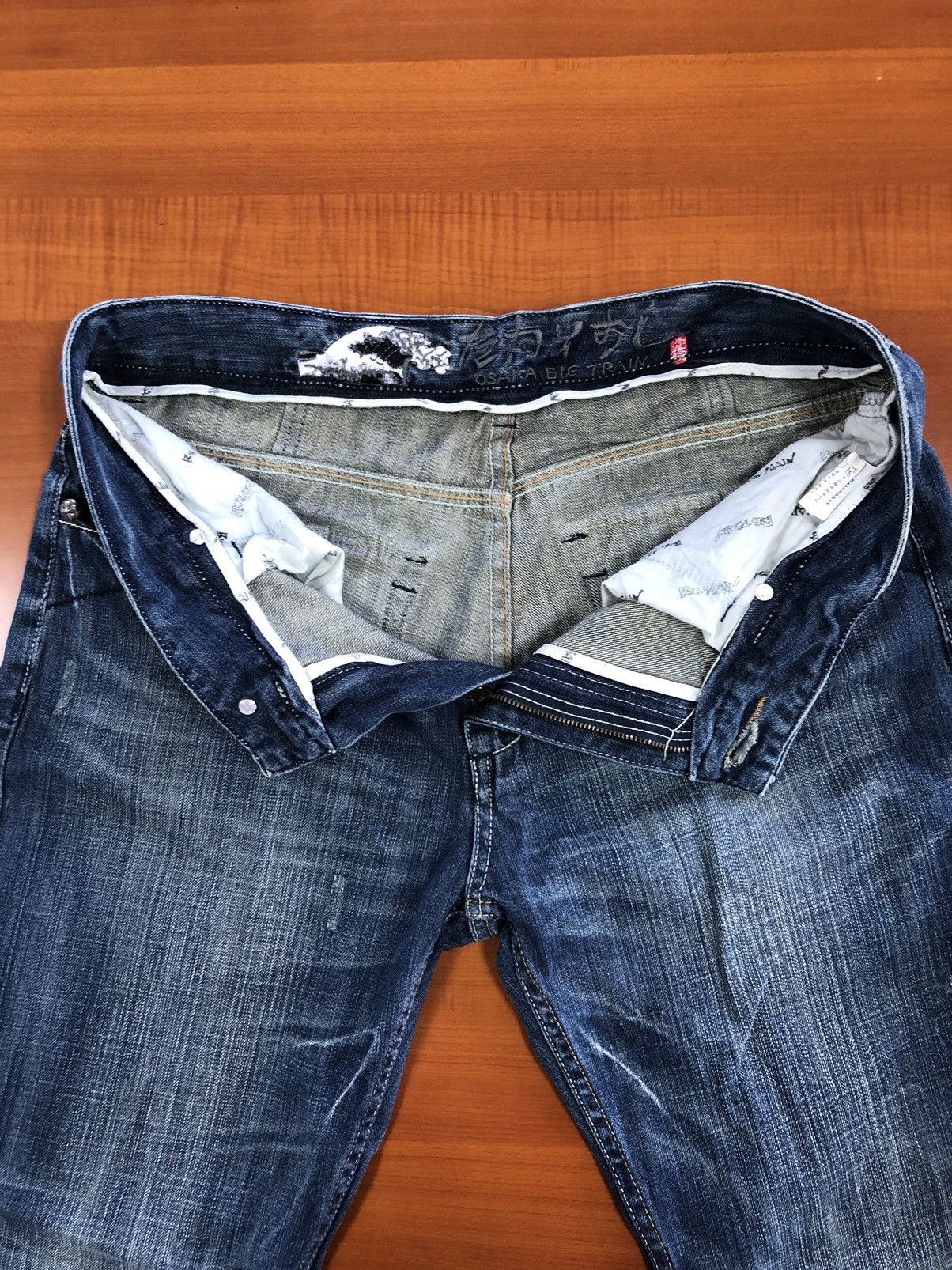 Japanese Brand Big Train Osaka Embroidered Jeans Size US 34 / EU 50 - 15 Thumbnail