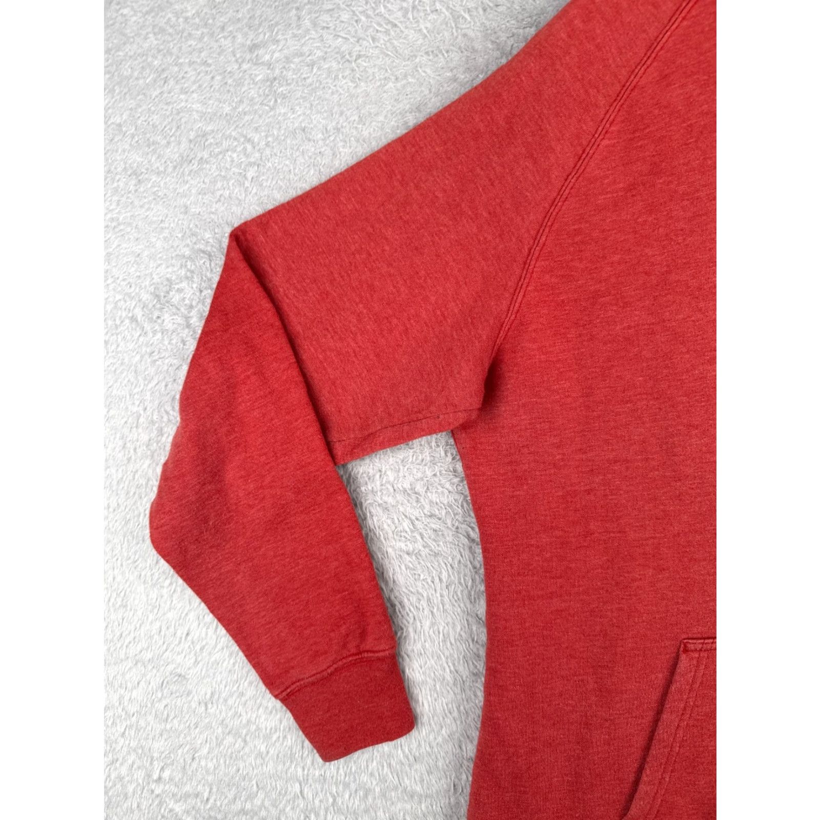 The North Face The North Face Hoodie Womens XL Red Heather Pullover Cotton Blend Logo Pocket Size XL / US 12-14 / IT 48-50 - 3 Thumbnail